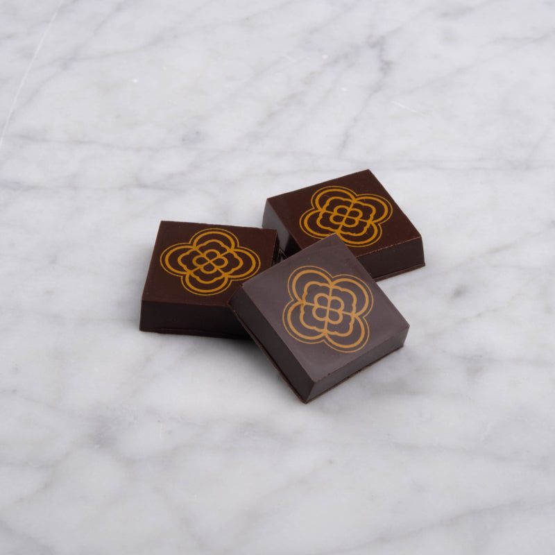 Logopralines in grote oplage