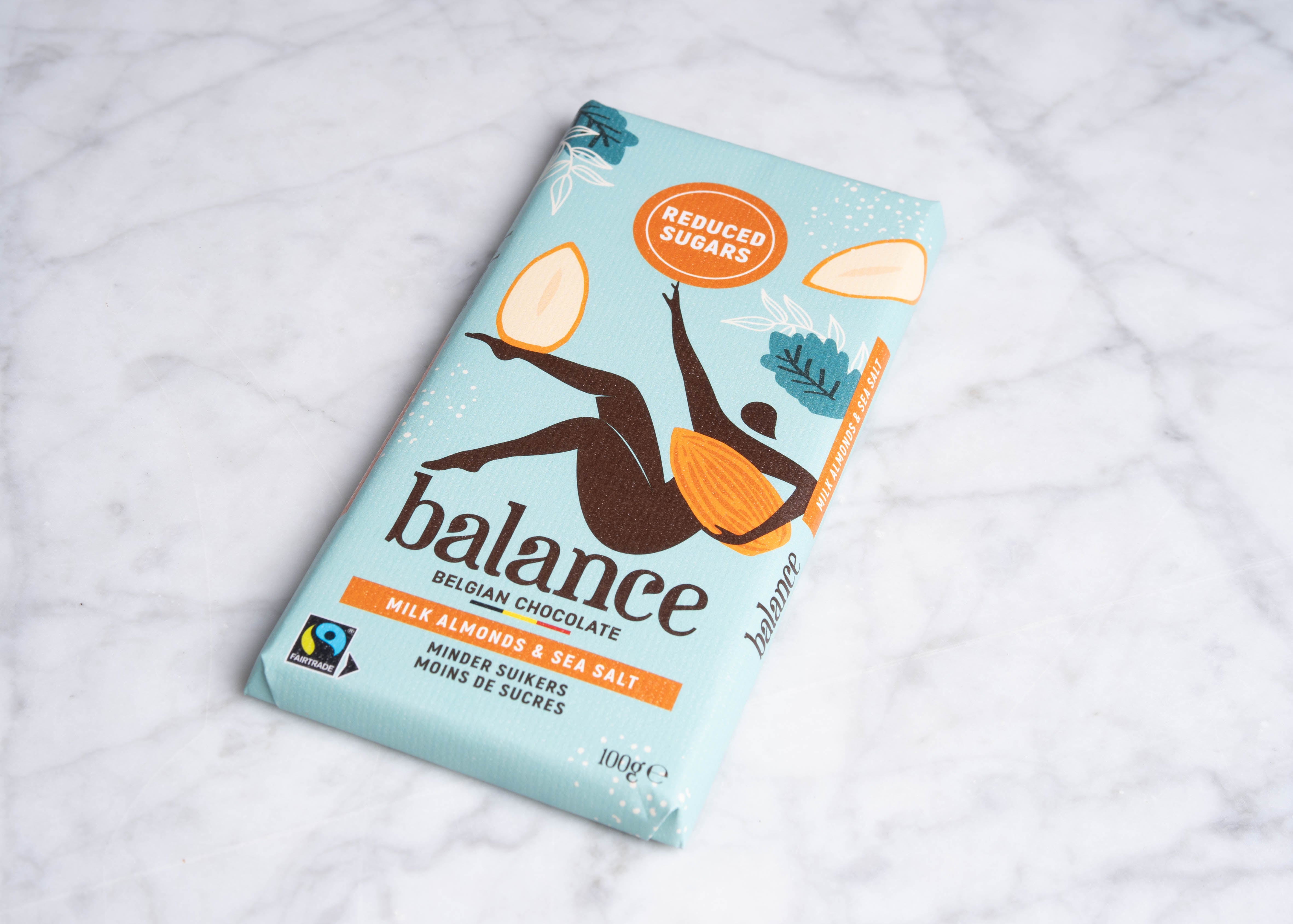 Tablet Melkchocolade amandel zeezout 100g