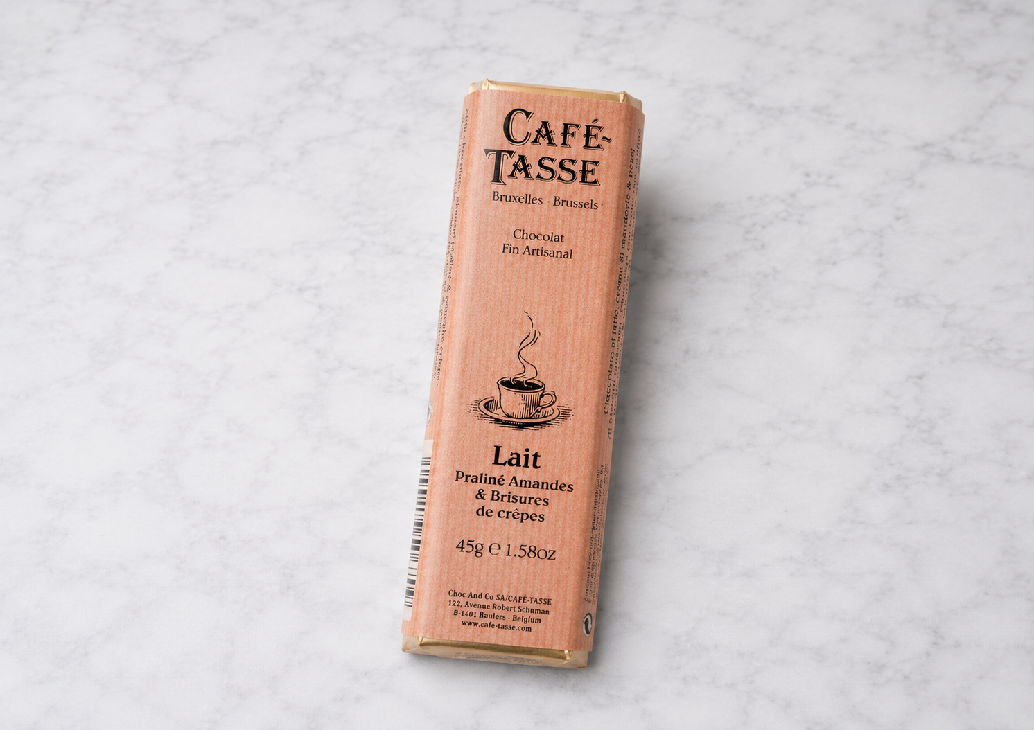 Bâtons lait praliné amandes 45g
