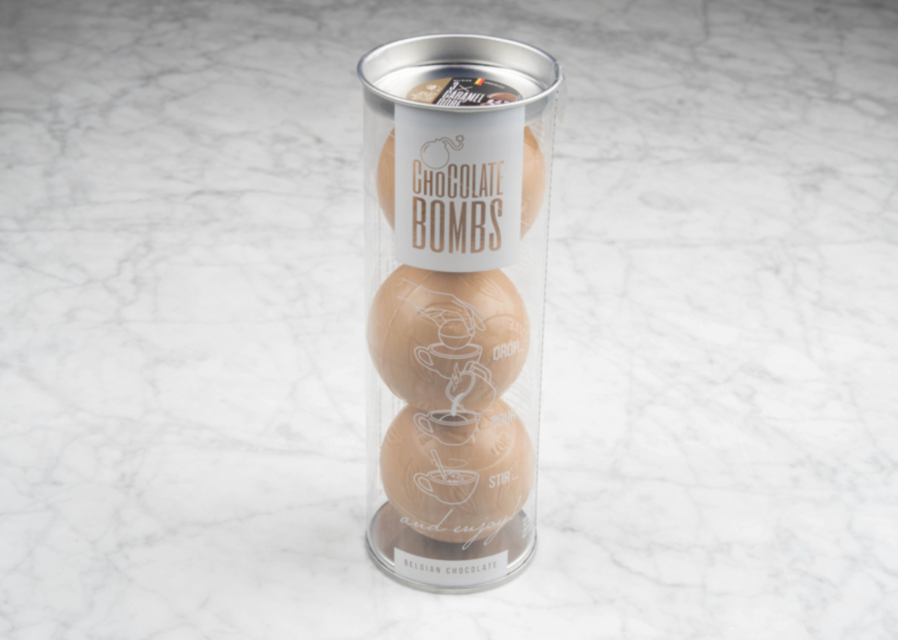 Chocolate Bombs gold marshmallows