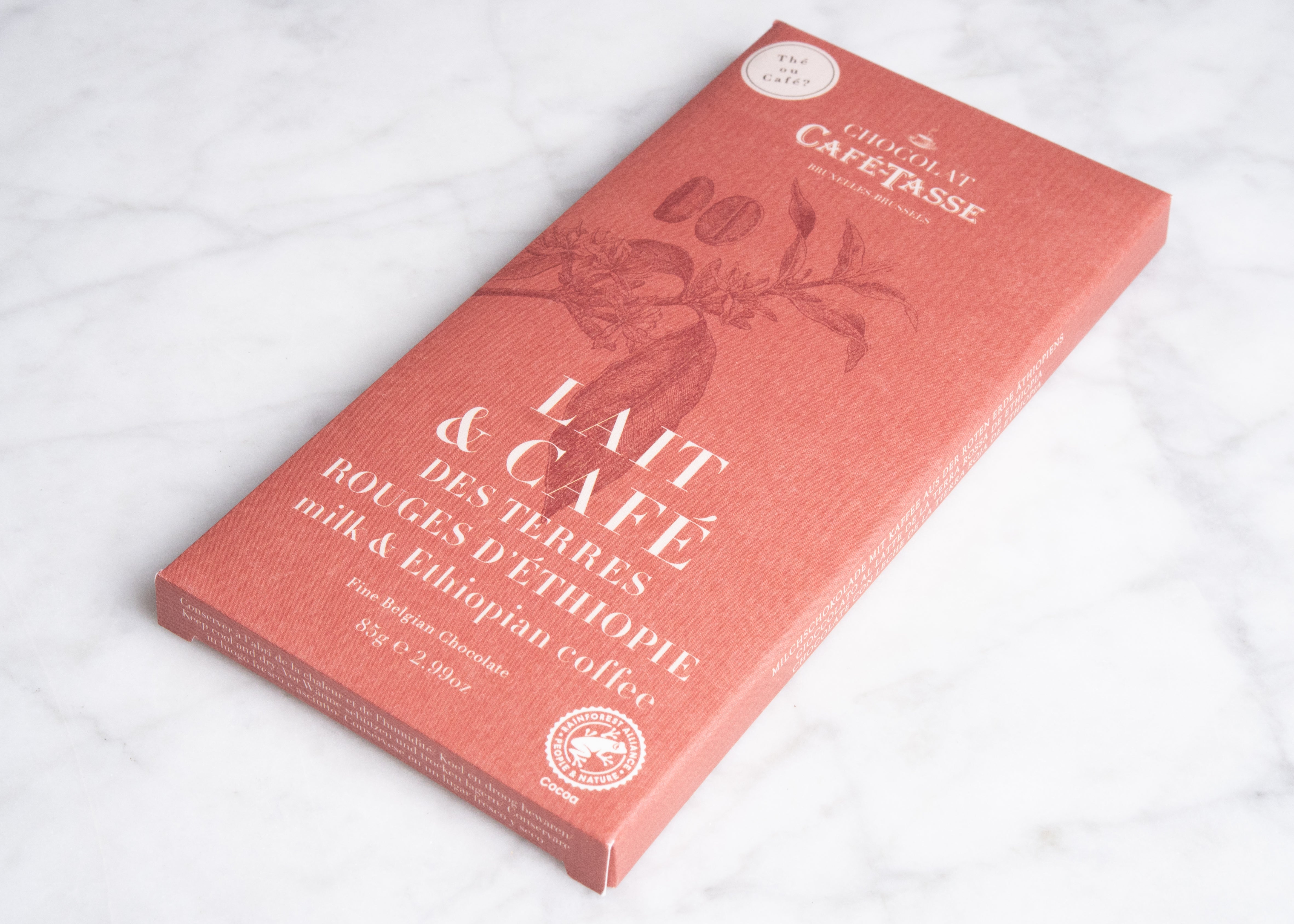 Tablette Lait café d'Ethopie 85g