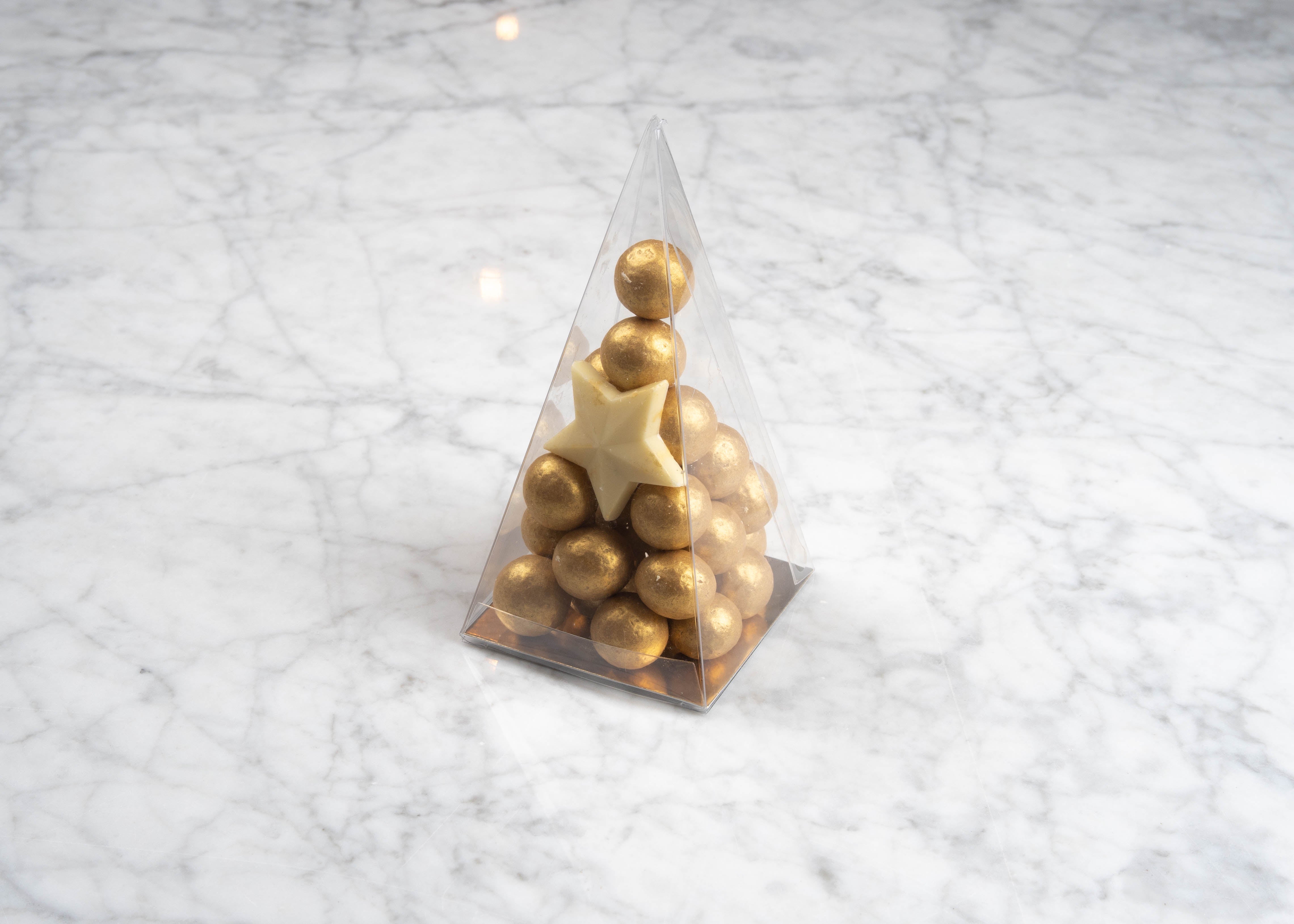Pearls Kerstboom gold chocolade standaard