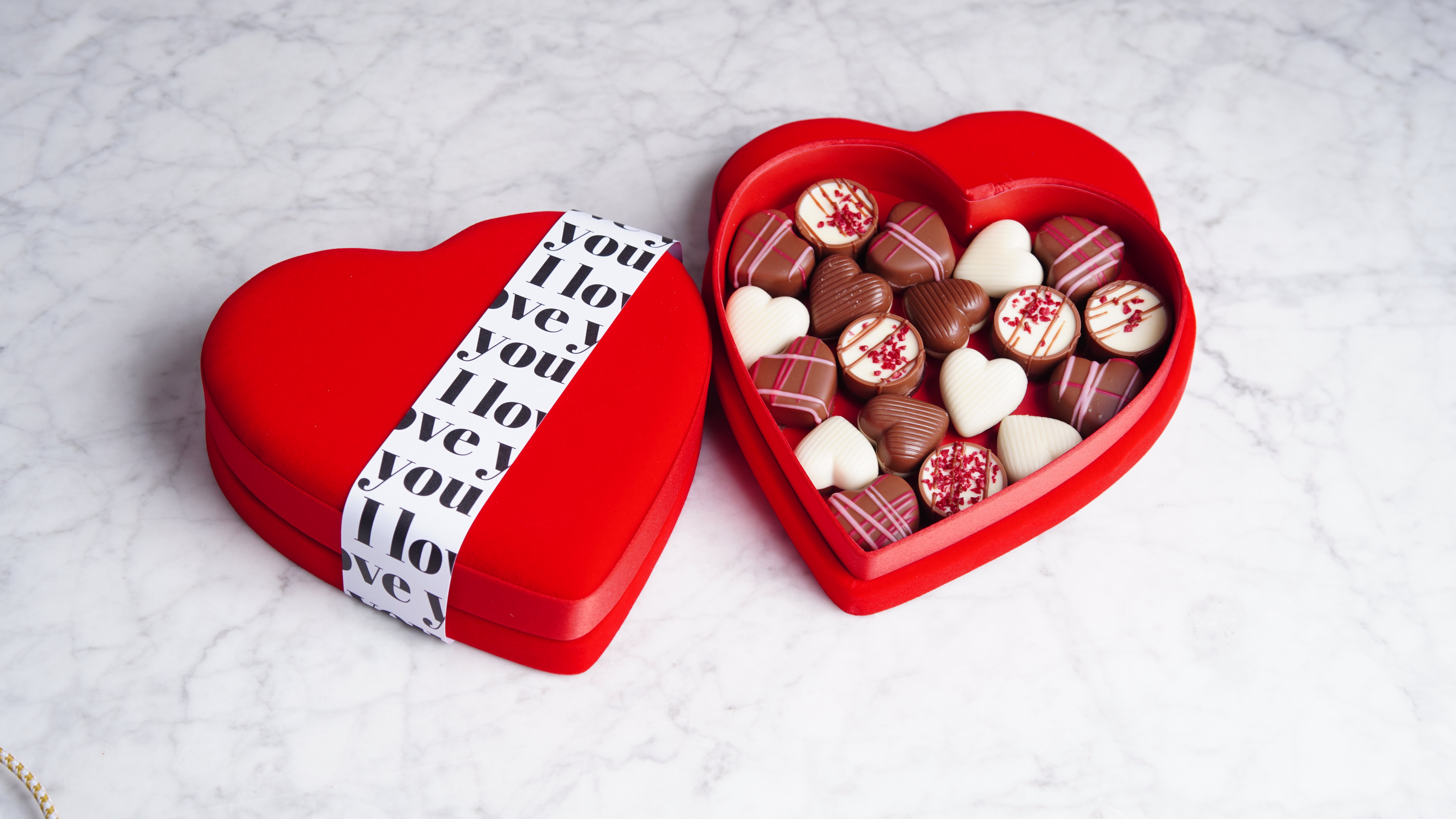 Velvet heart - chocolates