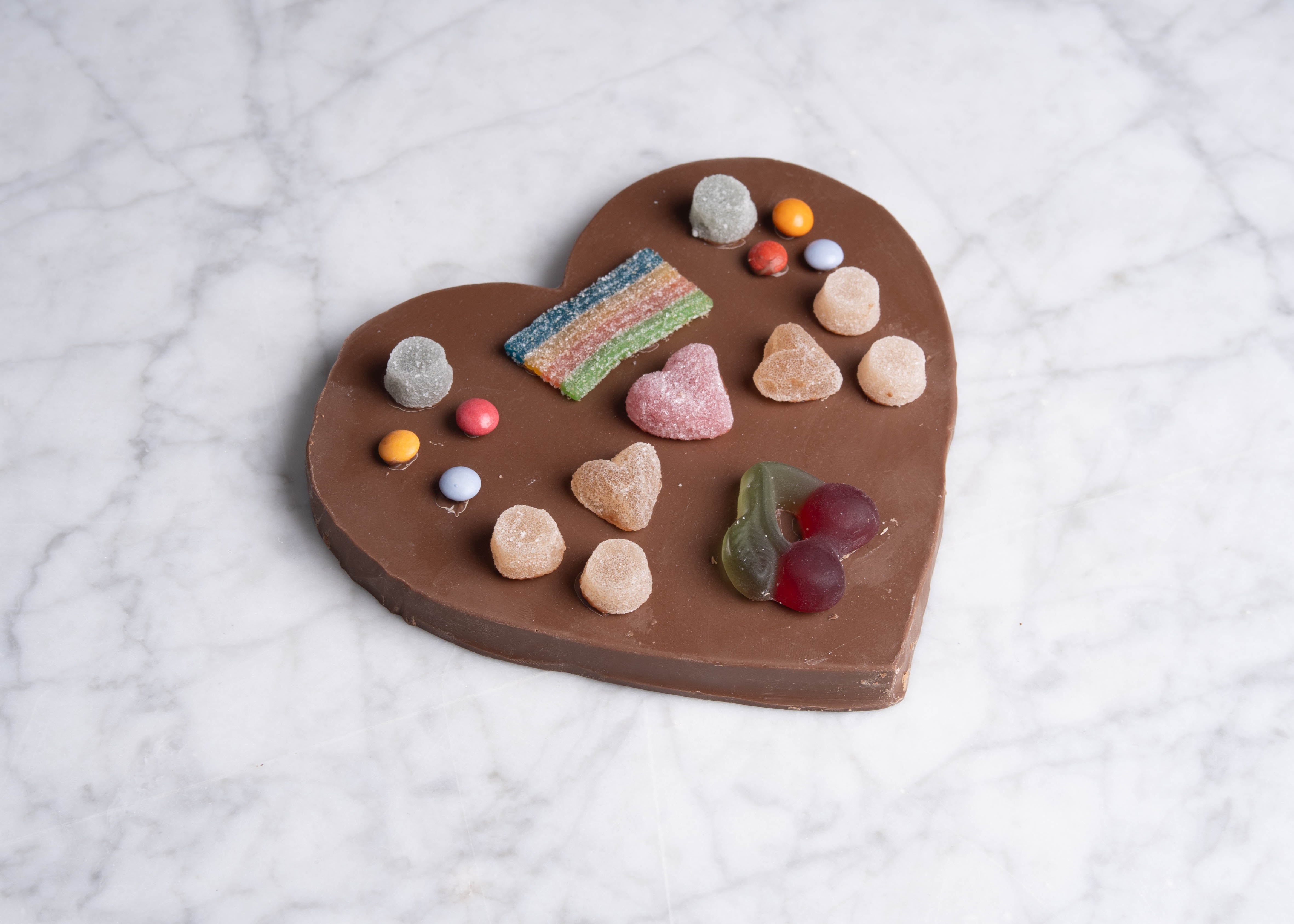 Chocolate heart craft kit