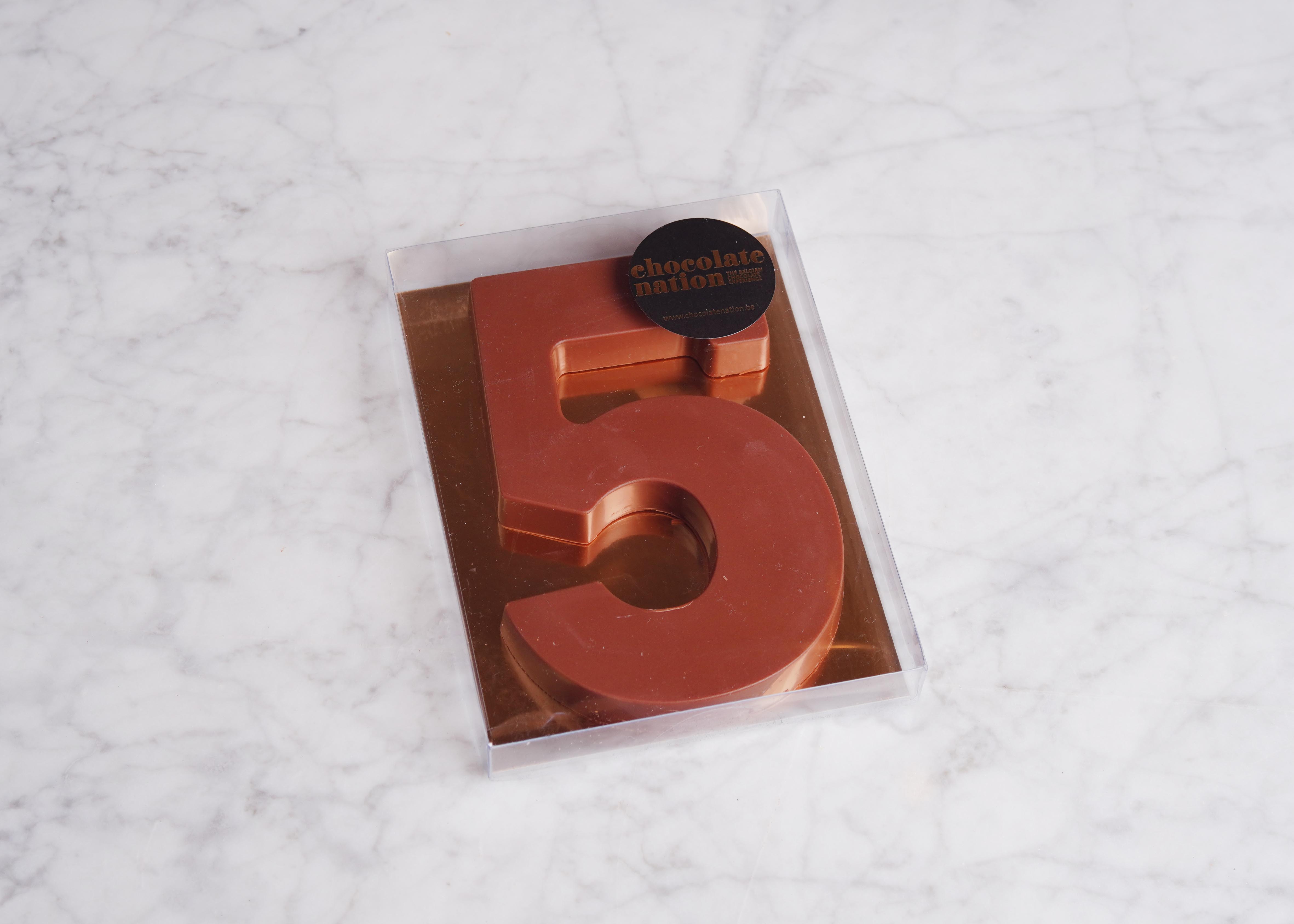 Cijfer melkchocolade 140 g 5