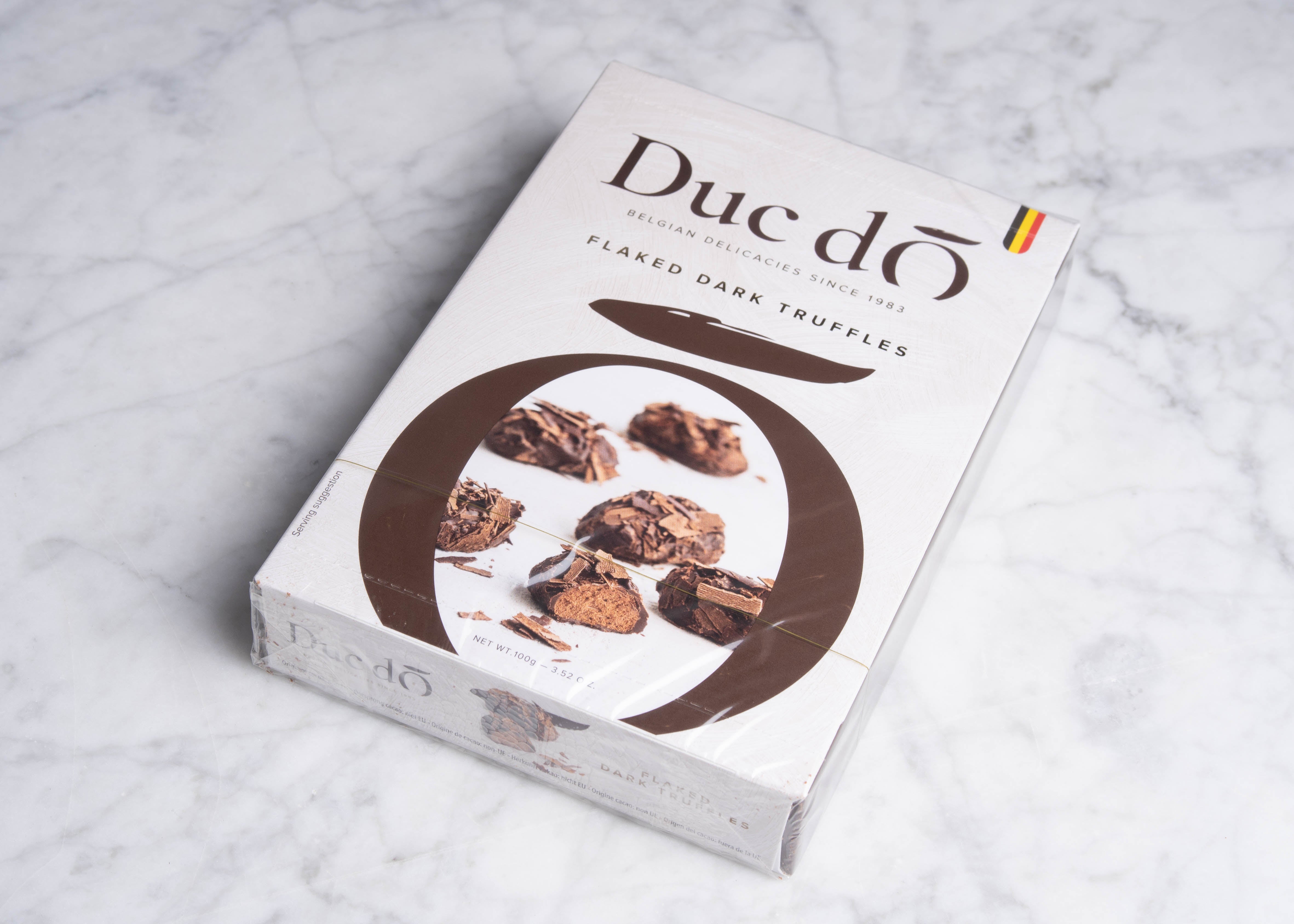 Duc d'O: Flaked dark chocolate truffles 100g