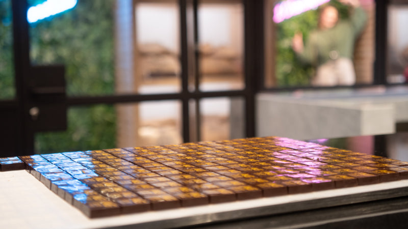 Logopralines in grote oplage