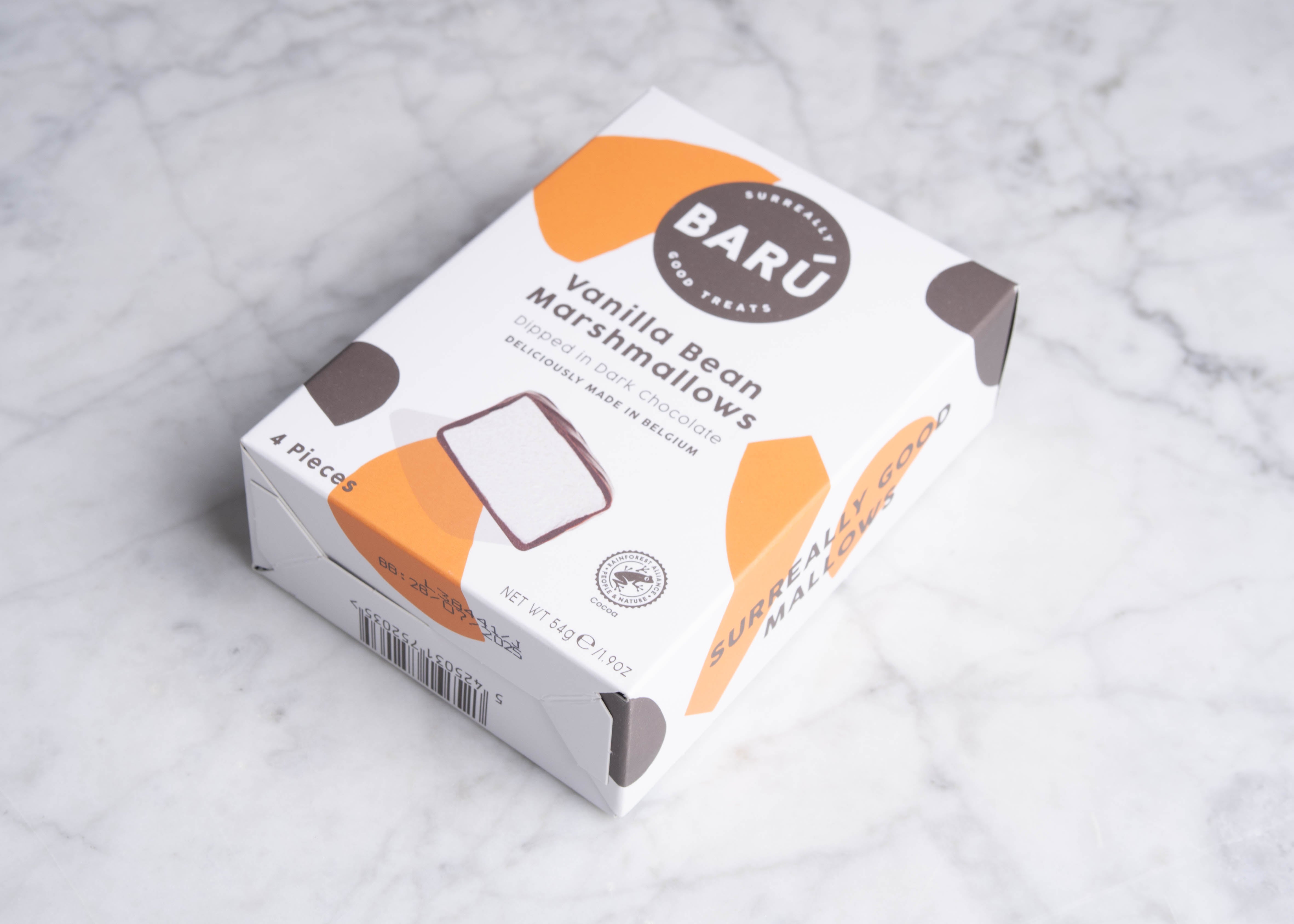 Marshmallow dark chocolate box
