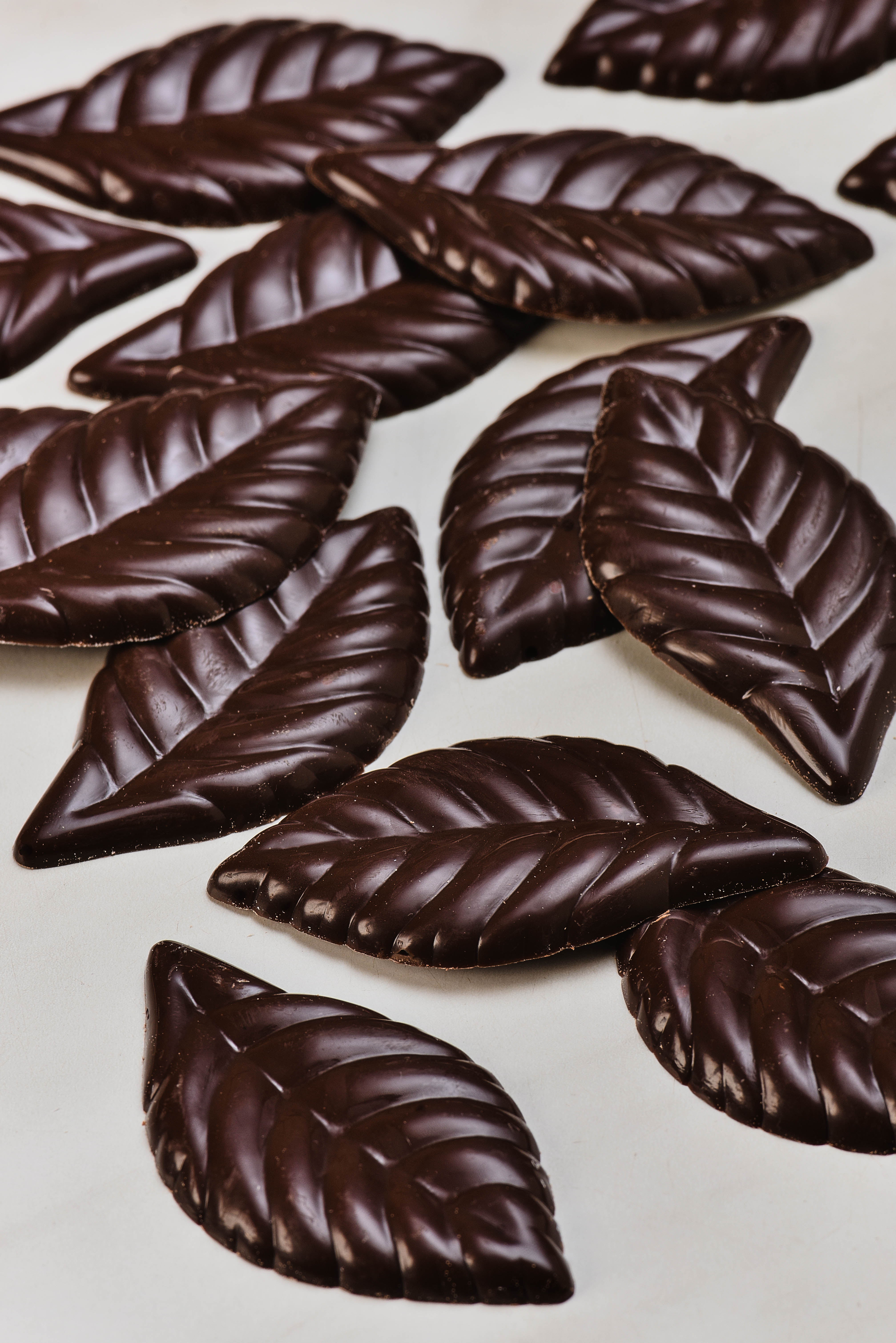 Herfstblaadjes pure chocolade