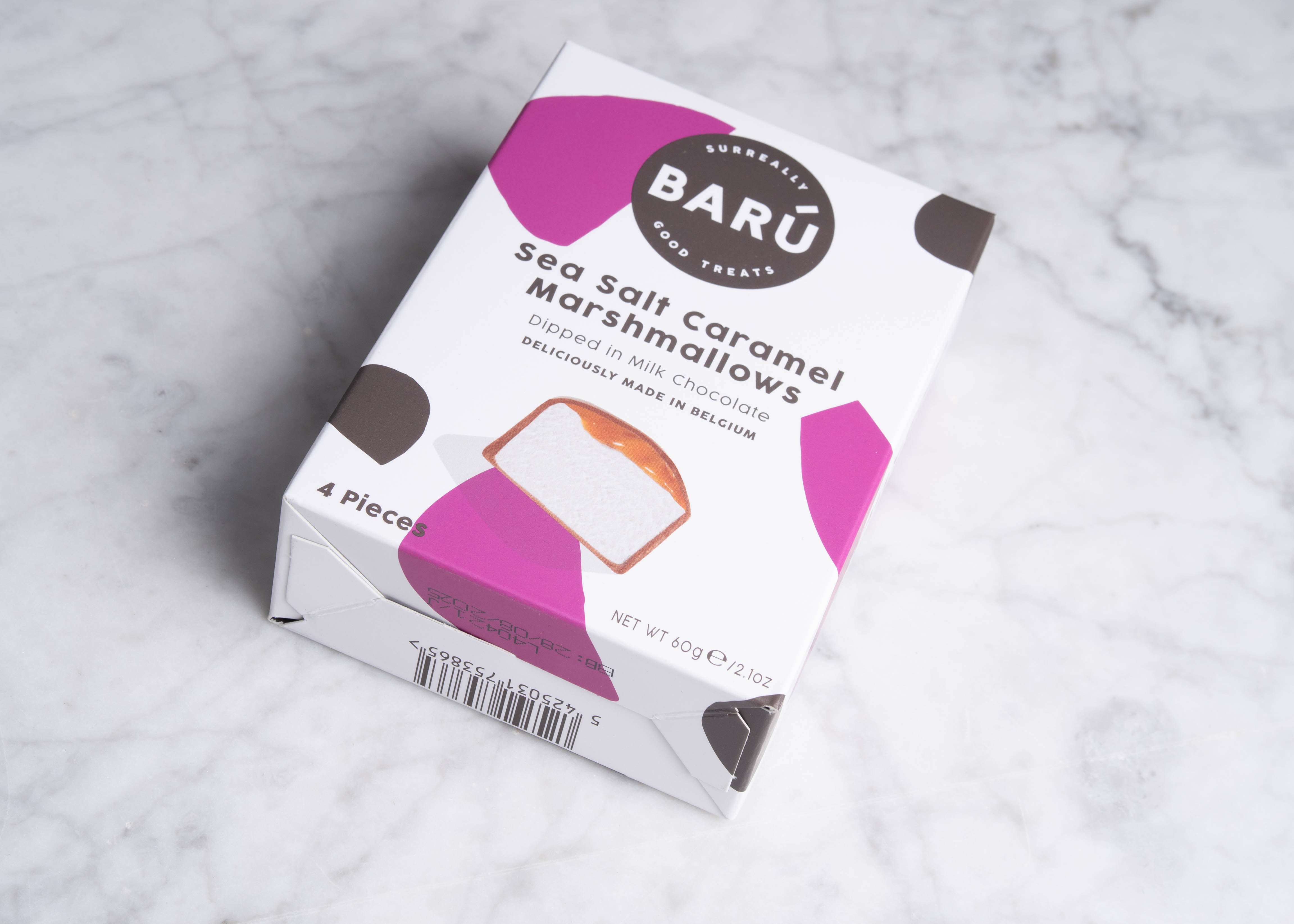 Marshmallow milk chocolate sea salt caramel box