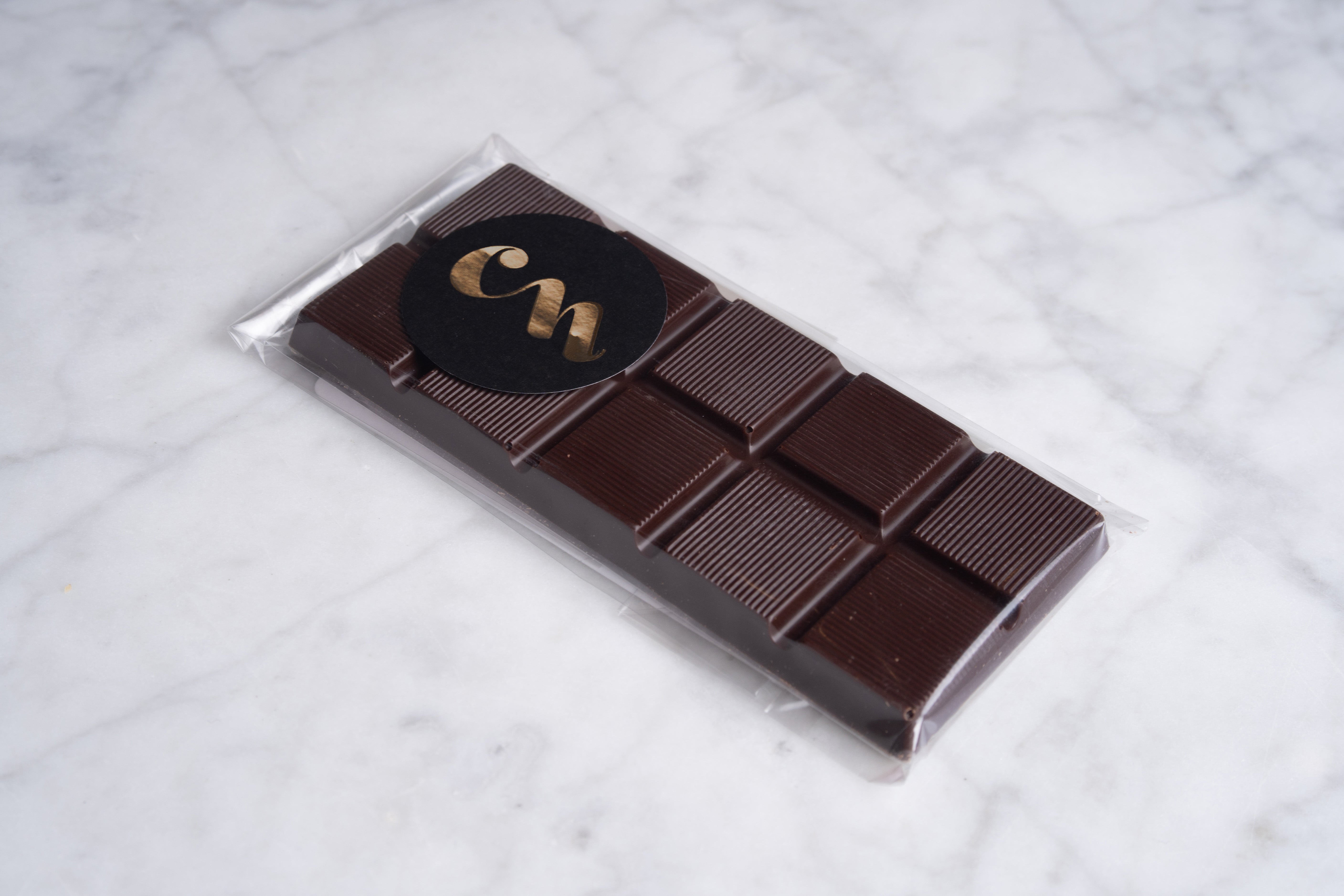 Chocoladereep: Pure chocolade (Sao Thomé) smaakhemel 45g