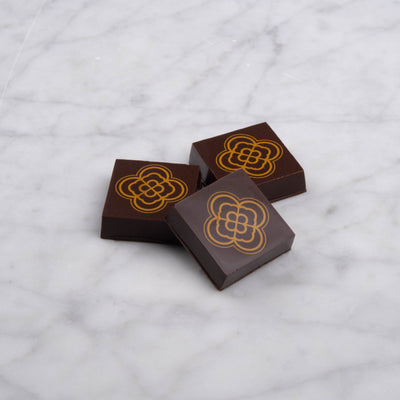 Logopralines in grote oplage