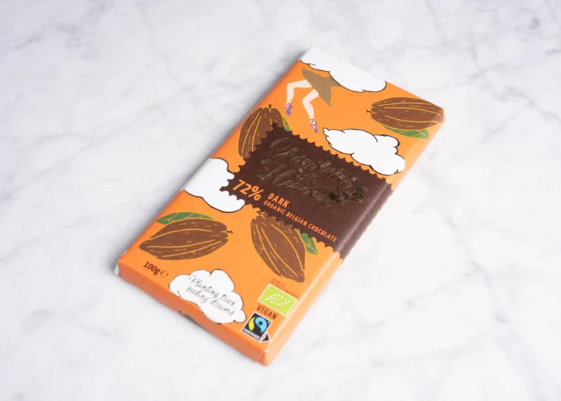 Pure chocoladereep 72% 100g