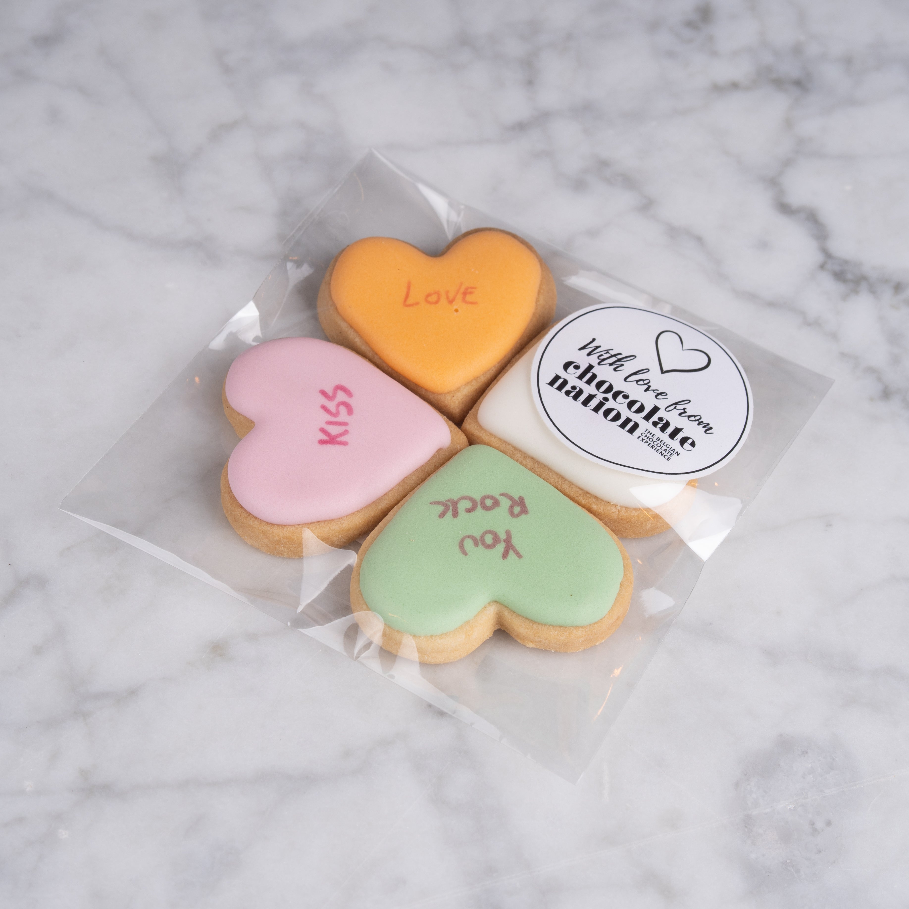Assorted Valentine cookies - 2 pieces
