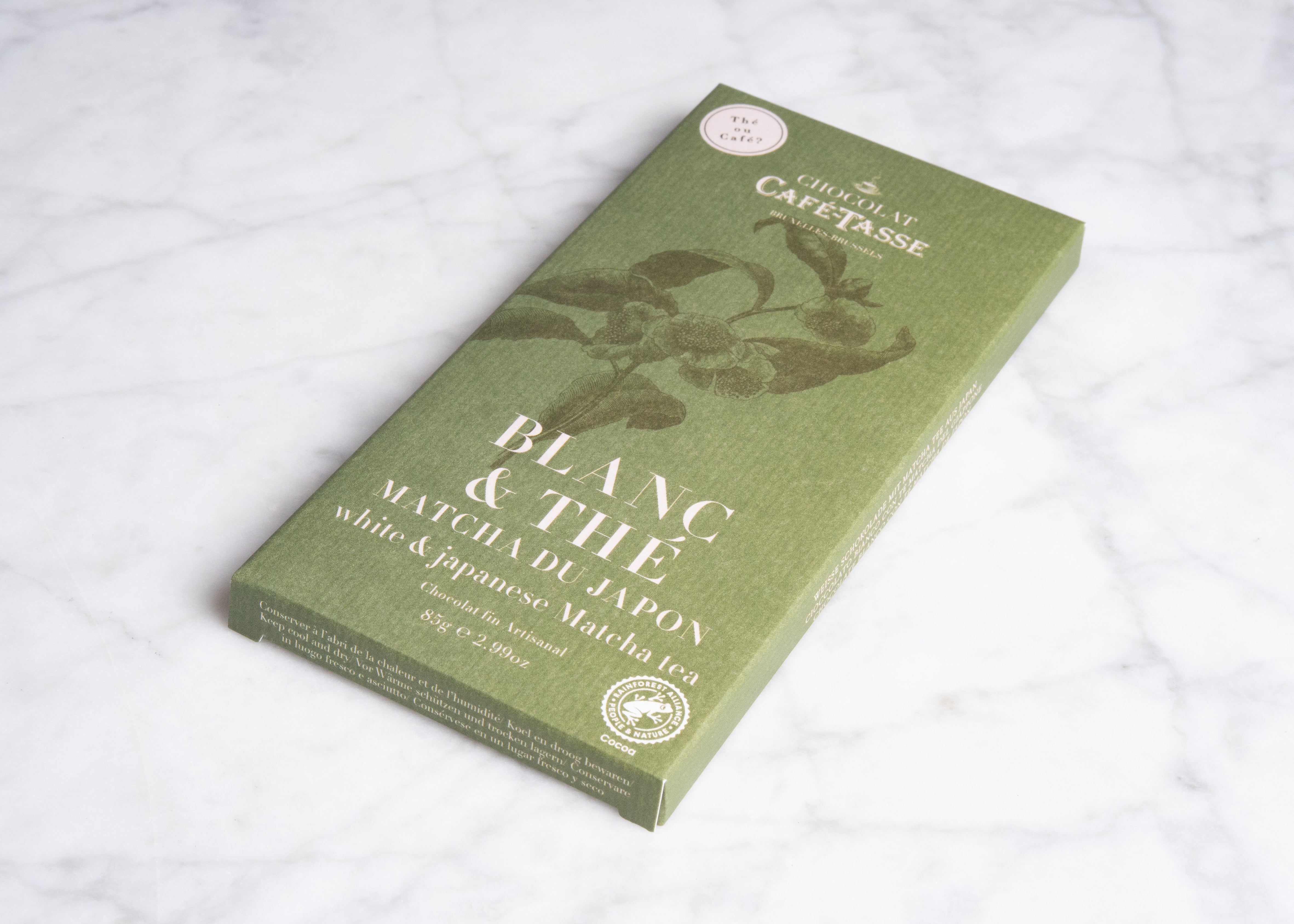Tablette Blanc Thé Matcha 85g