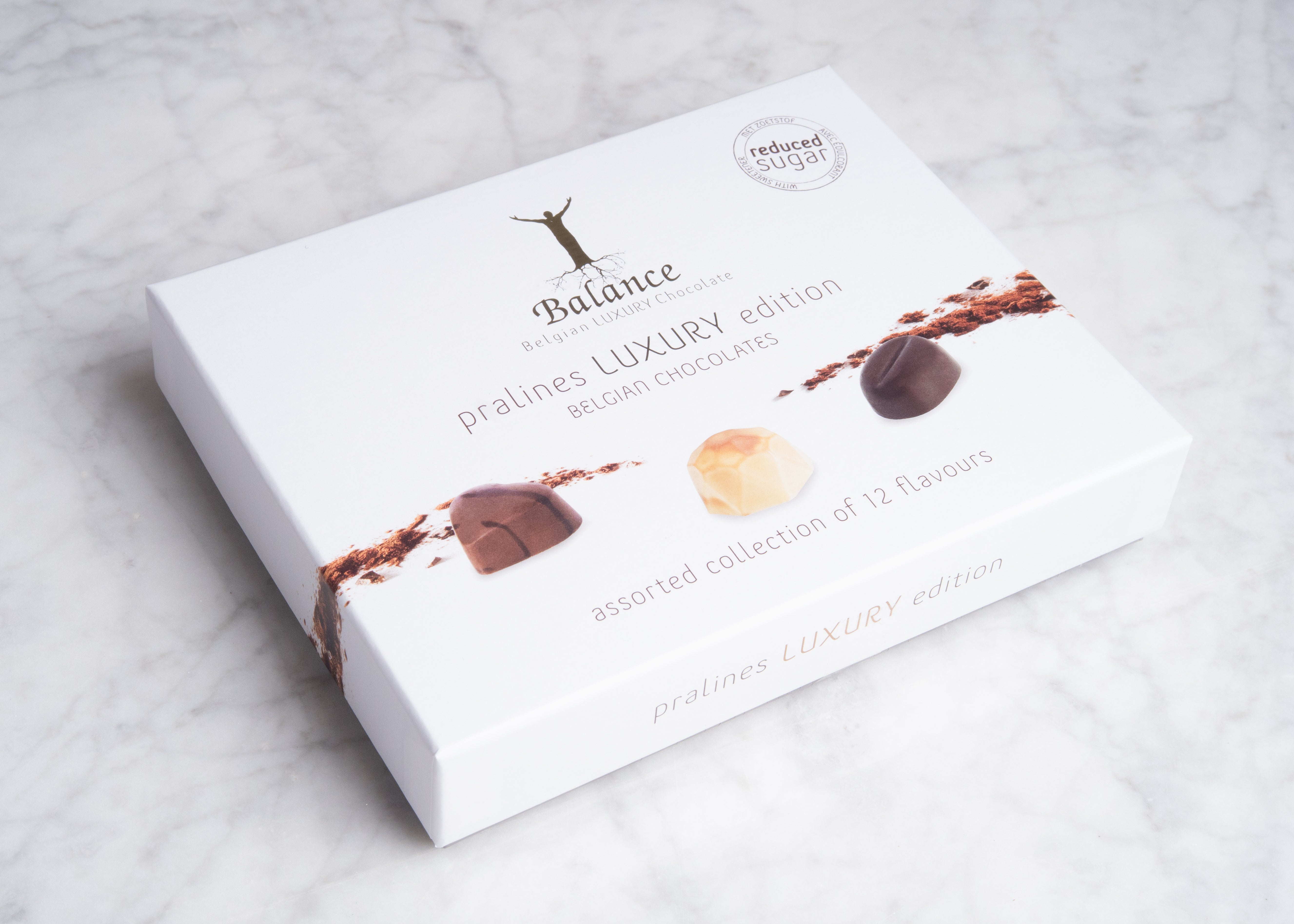 Suikerarme Luxe pralines 145g