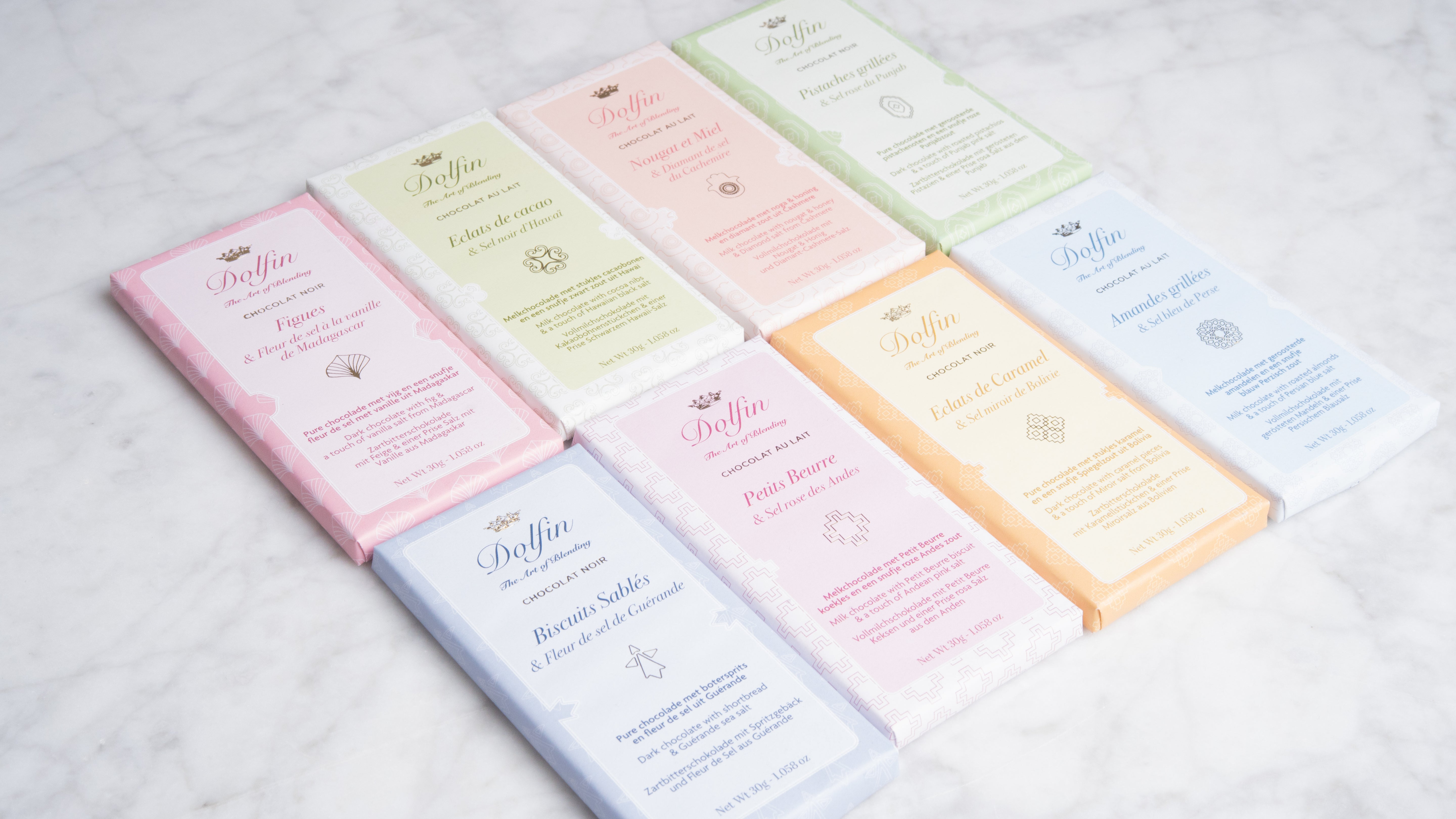 Dolfin: Sucre & sale mini chocoladereep