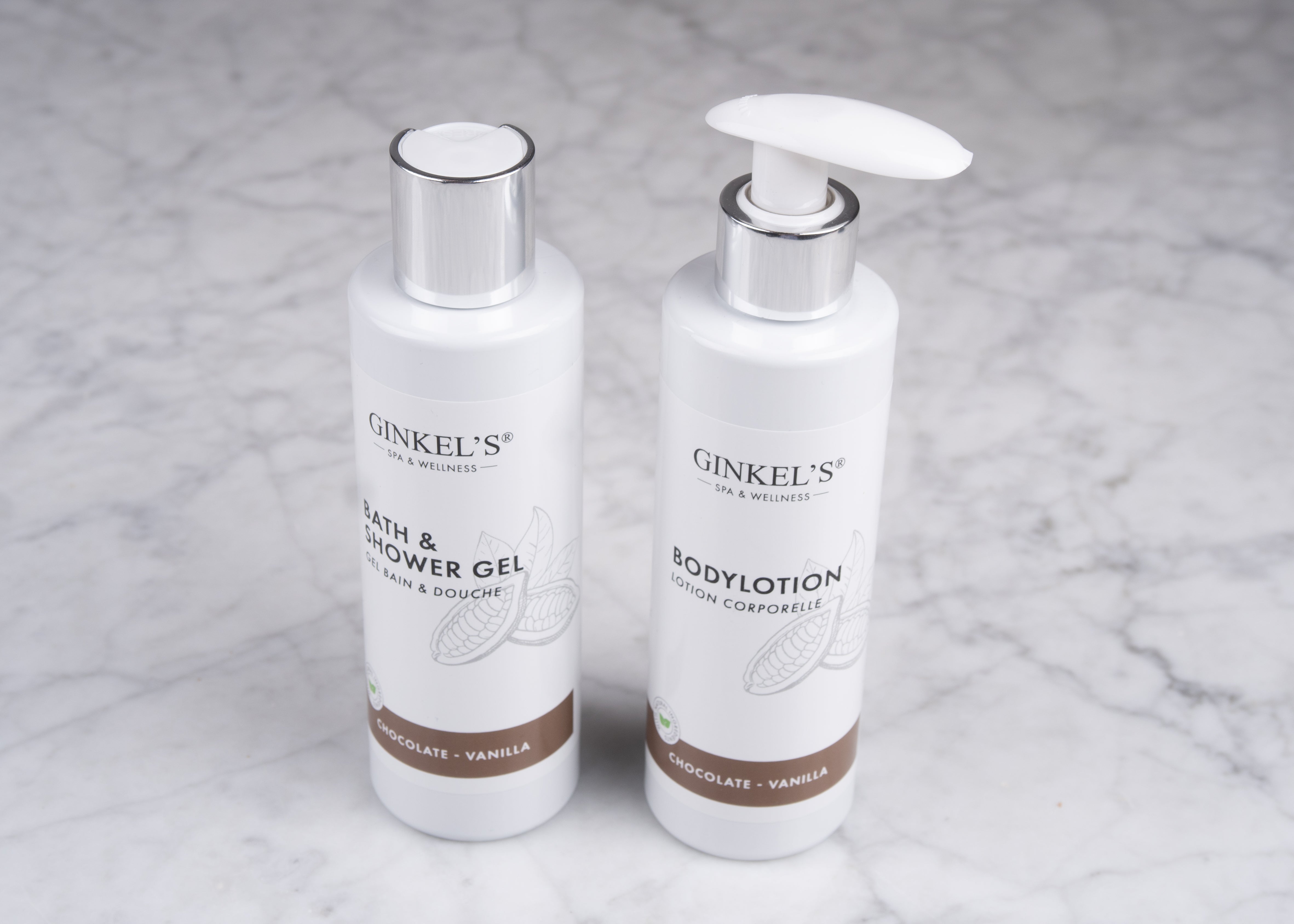 Giftset showergel & bodylotion Chocolate Vanilla 2 x 200 ml