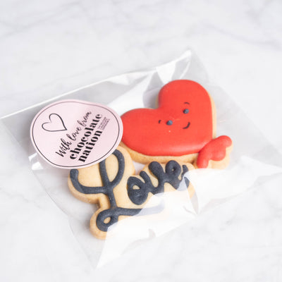 Artisanaal assortiment koekjes Valentijn