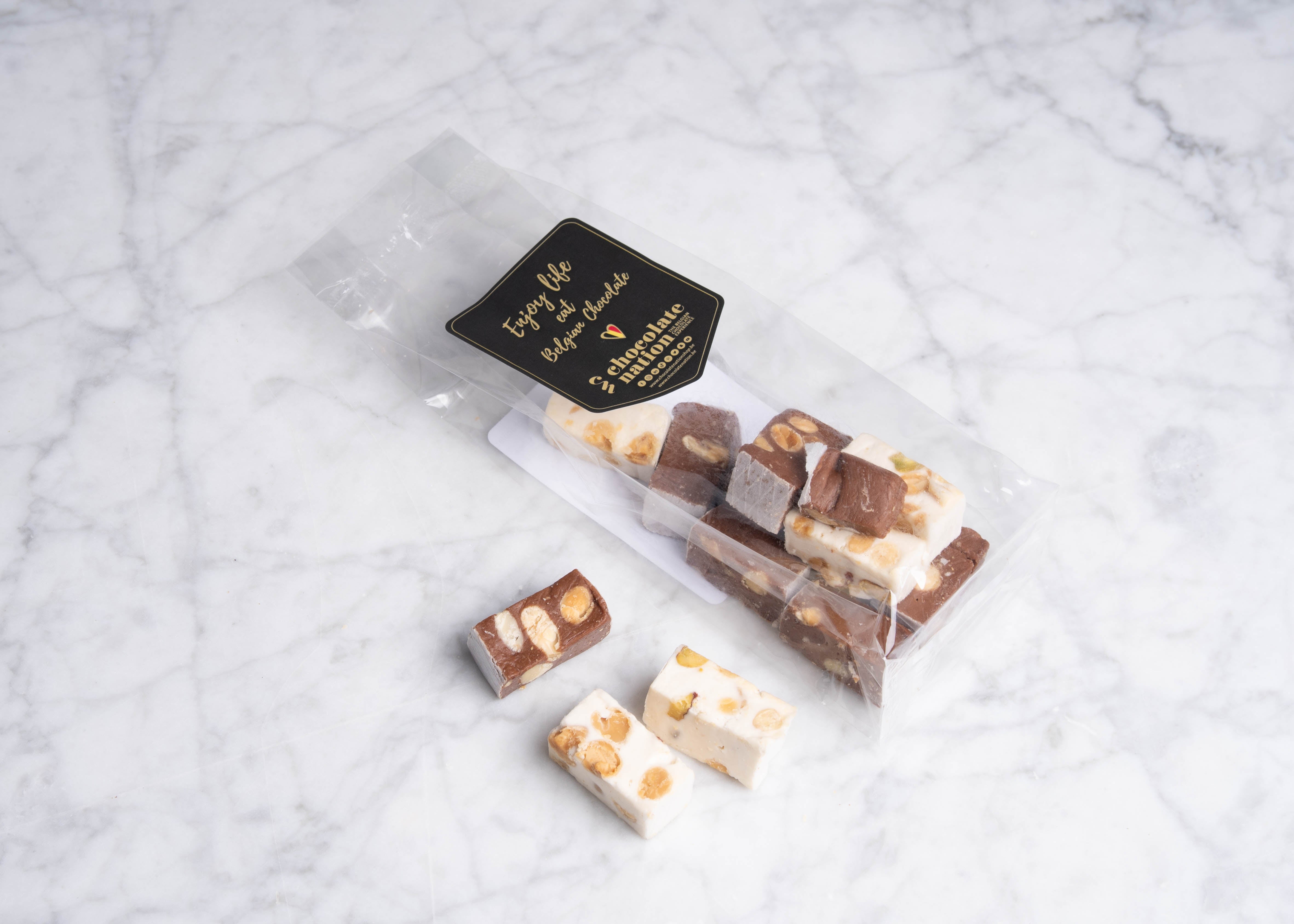 Zakje nougat mix 125g
