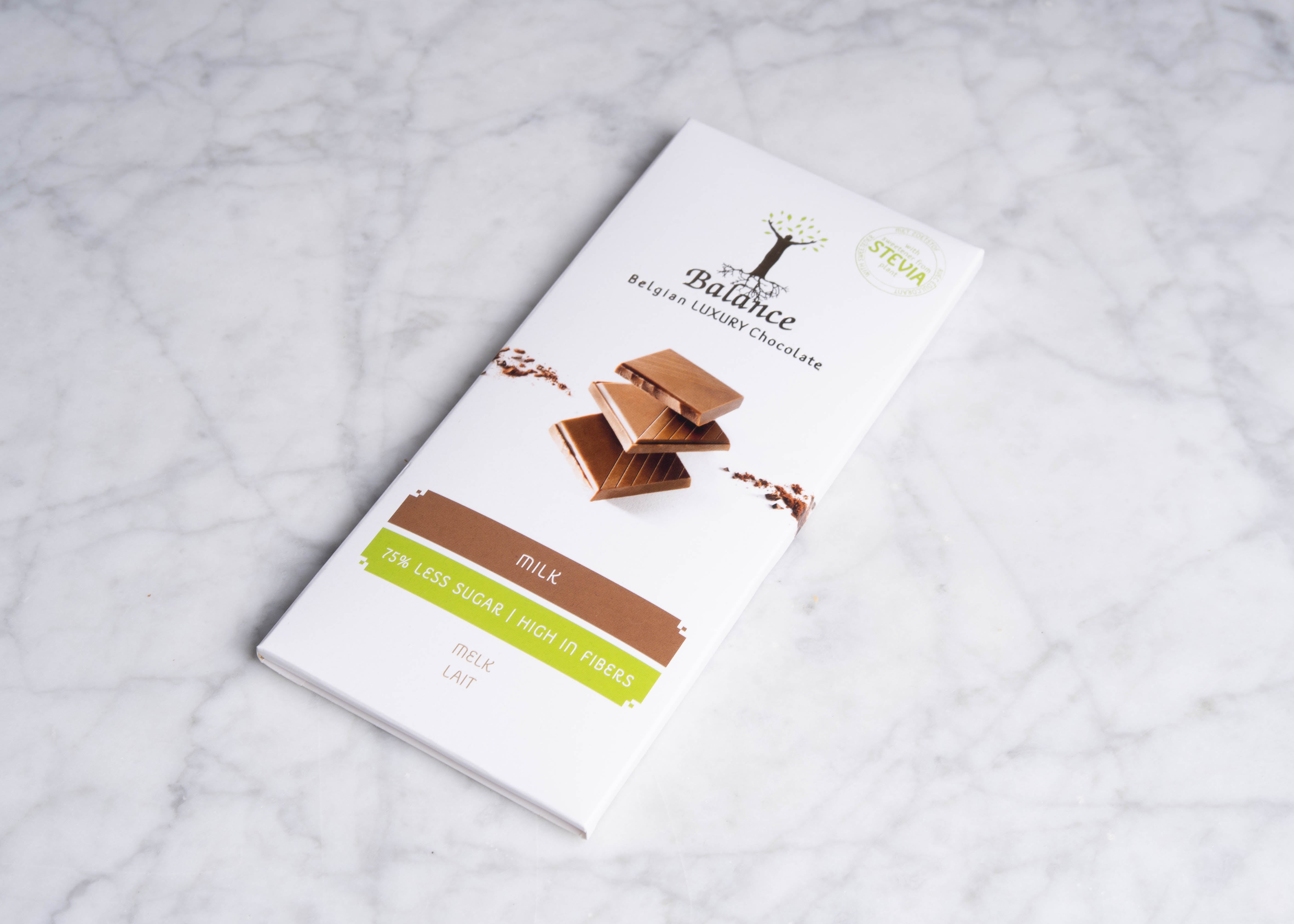 Stevia Luxe Tablet melkchocolade 85g
