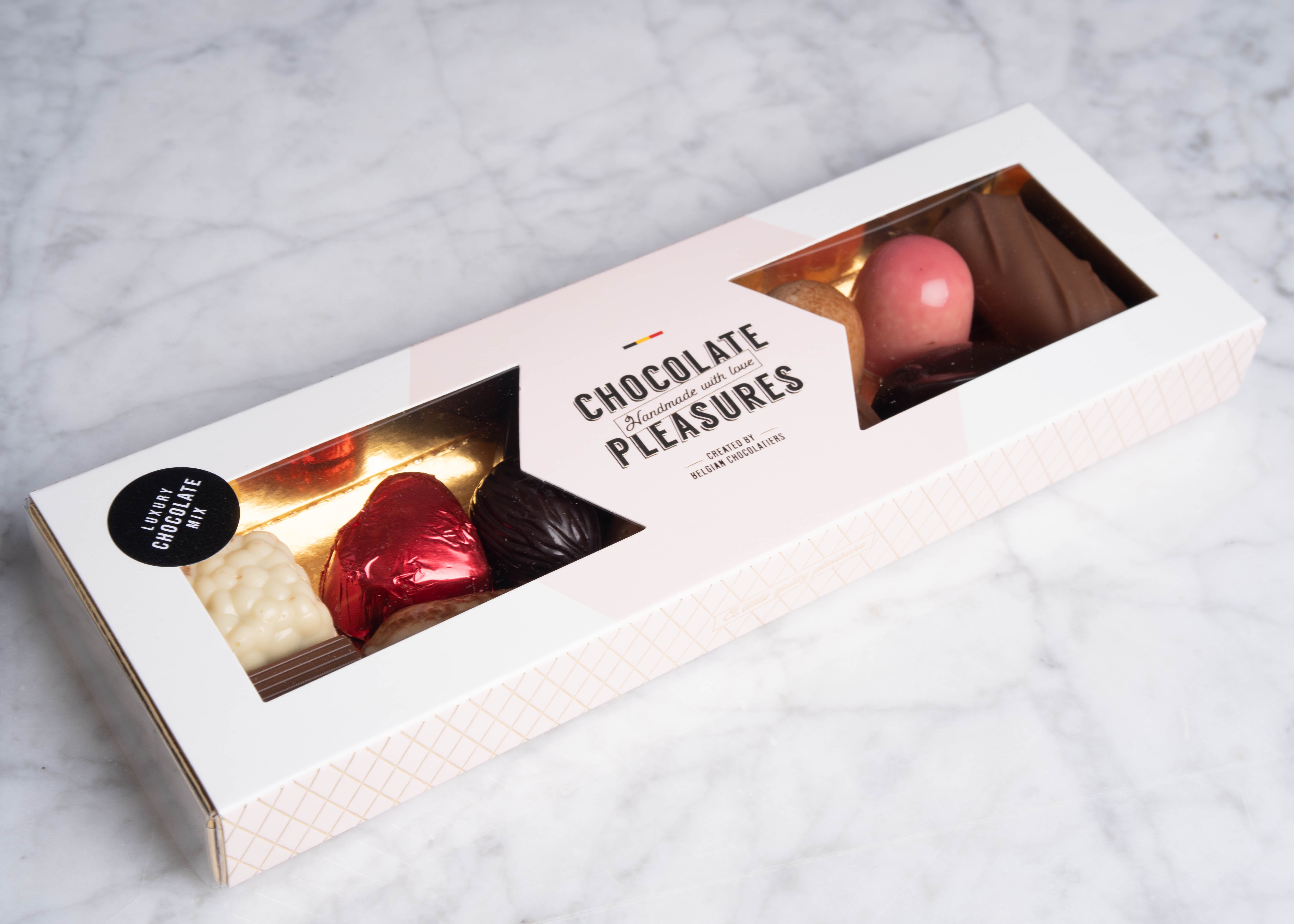 Chocolate pleasures: luxury chocolate mix