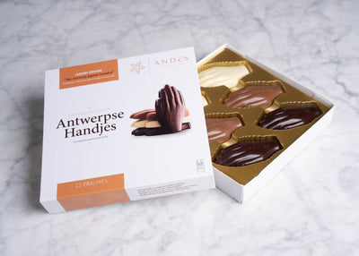 Antwerpse handjes pralines, 12 stuks