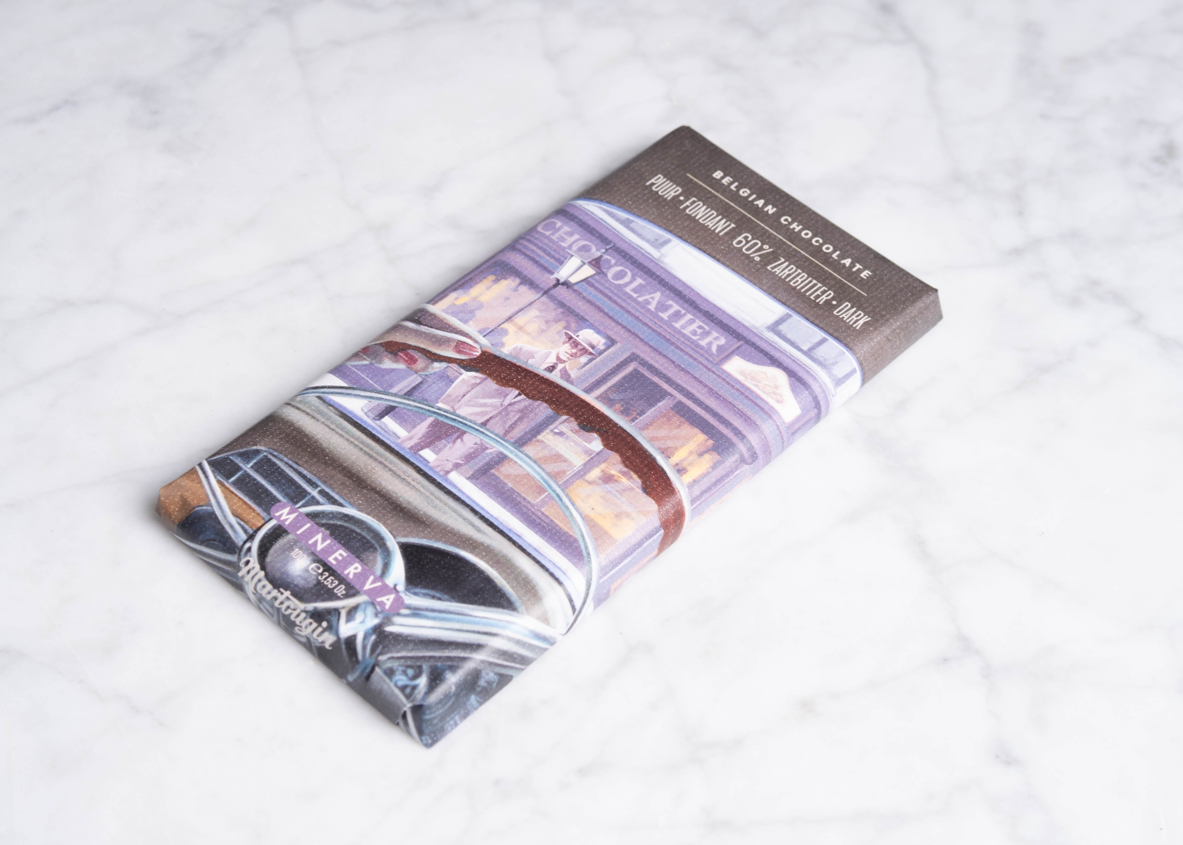 Minerva pure chocoladereep autobestuurder