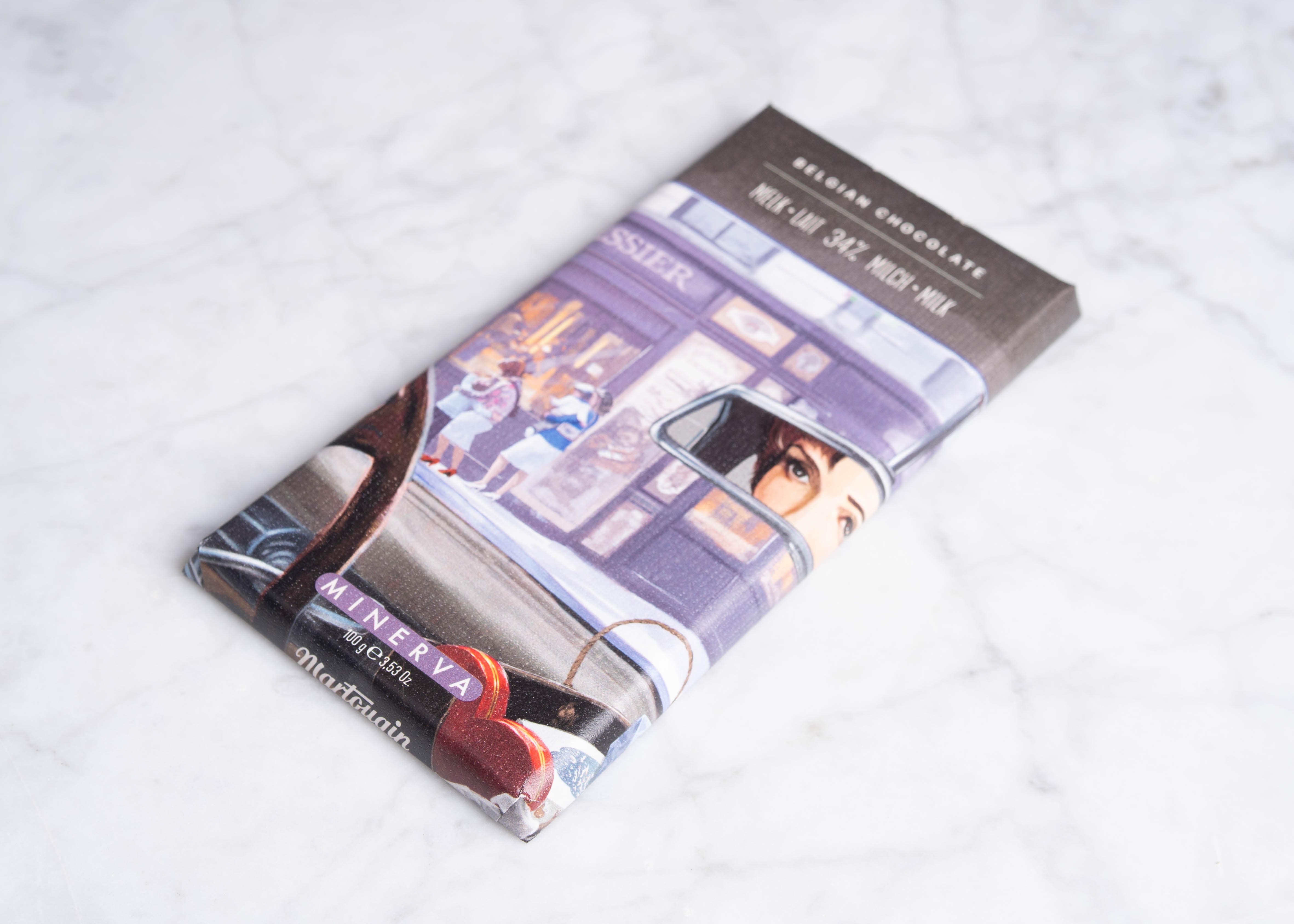 Minerva melkchocoladereep autospiegel