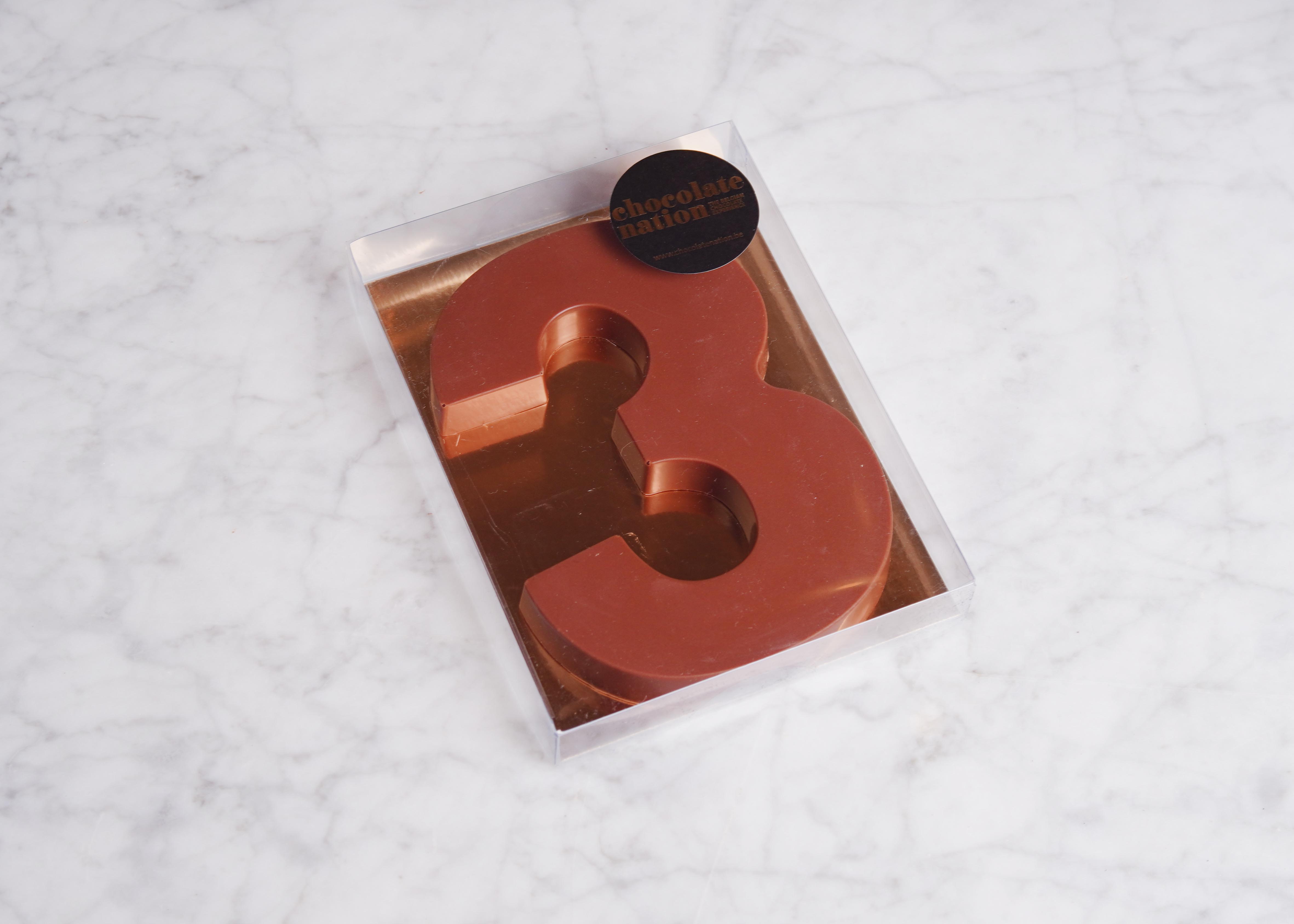Cijfer melkchocolade 140 g 3