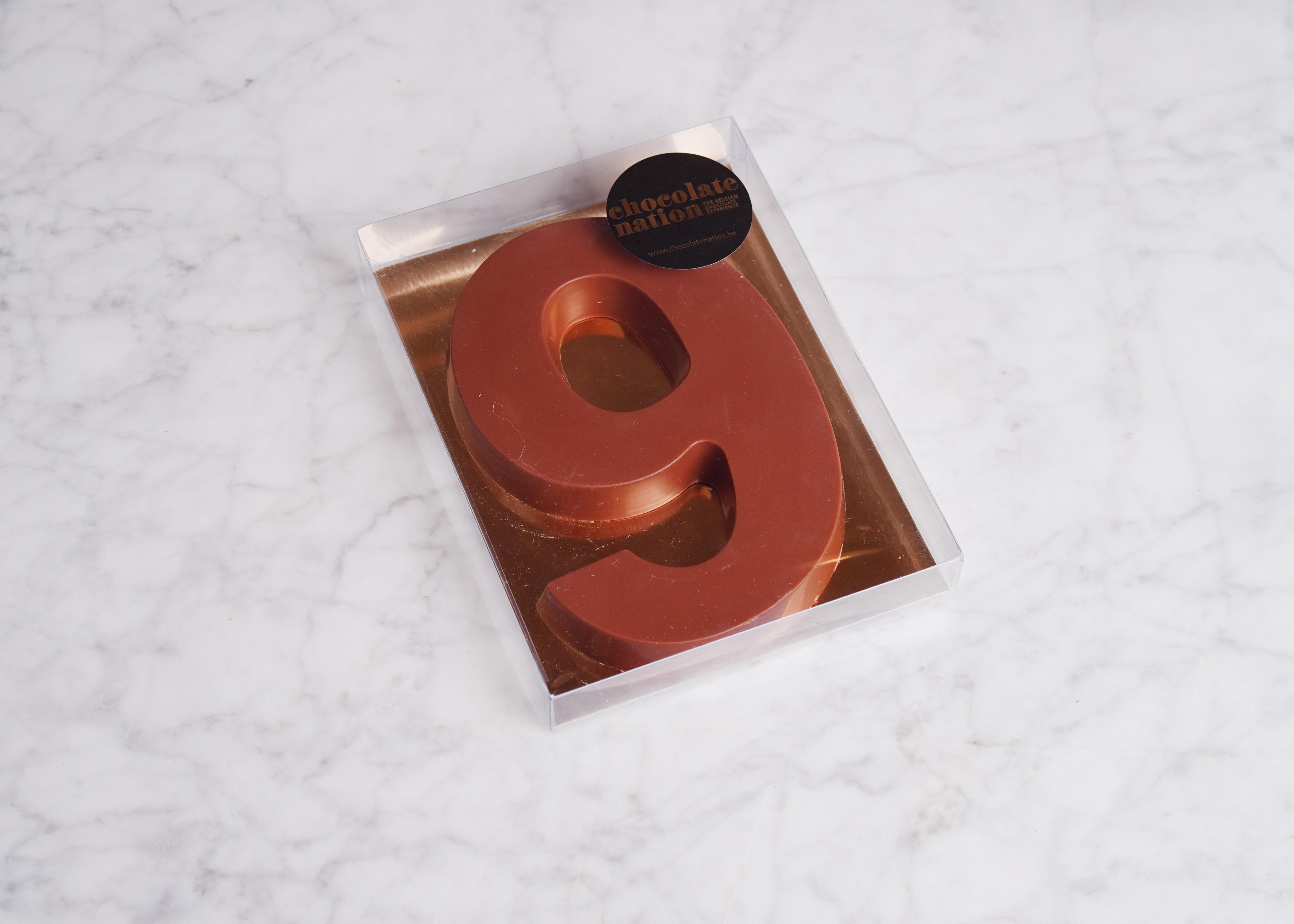 Cijfer melkchocolade 140 g 9