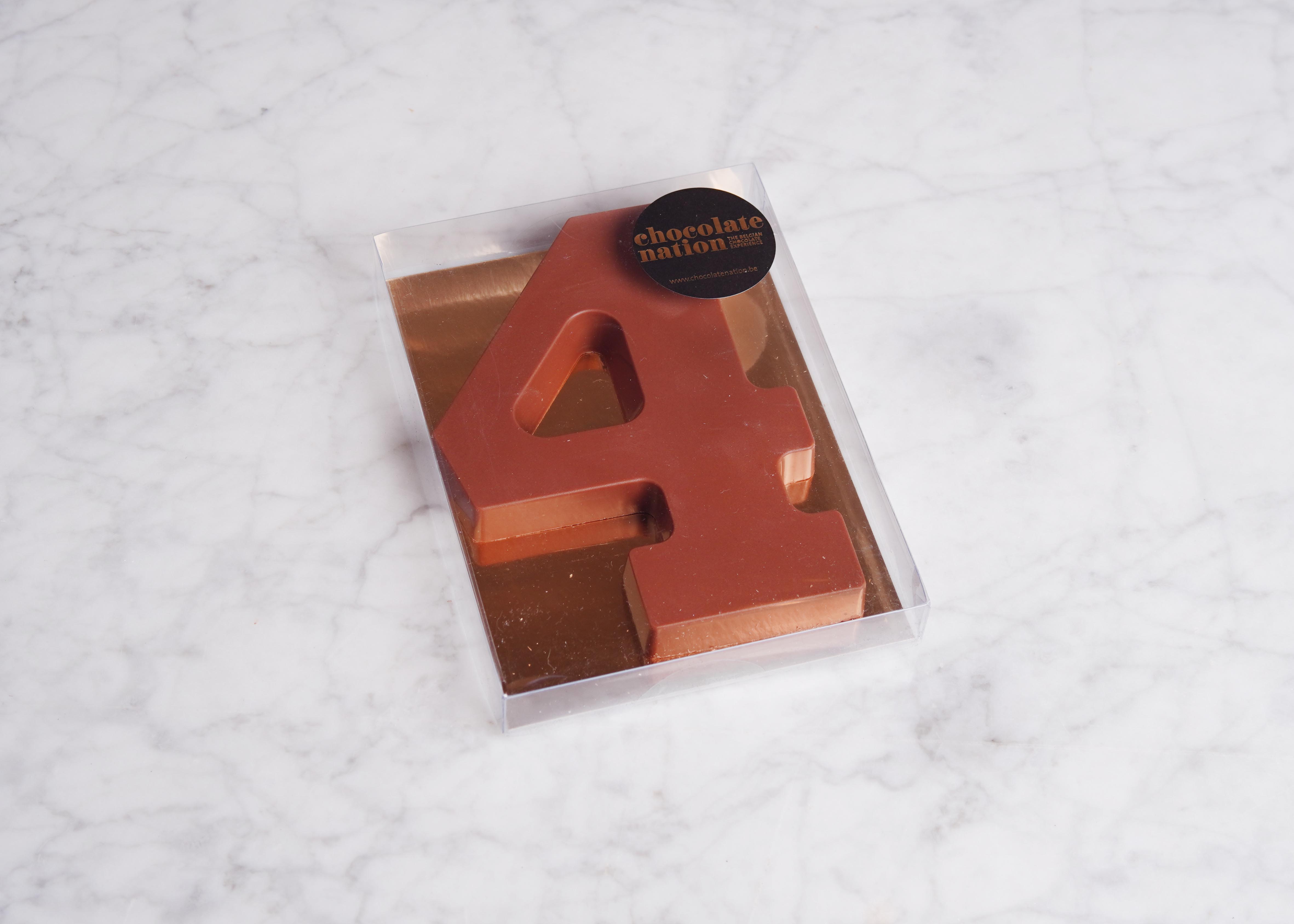 Cijfer melkchocolade 140 g 4