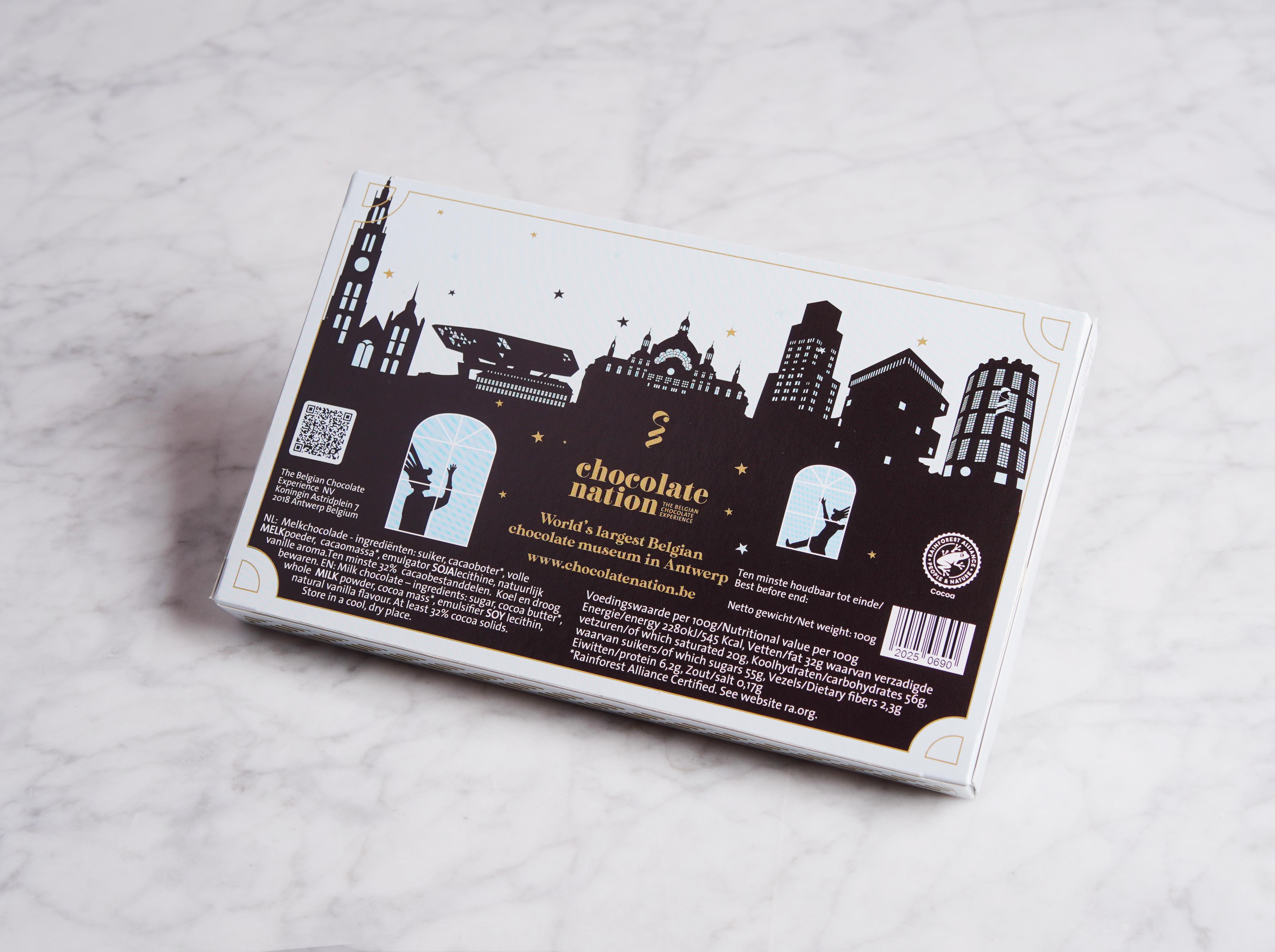 Skyline Antwerpen chocoladereep melkchocolade