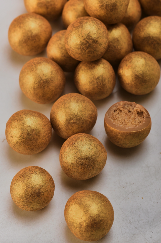 Pearls gold chocolade 130 g