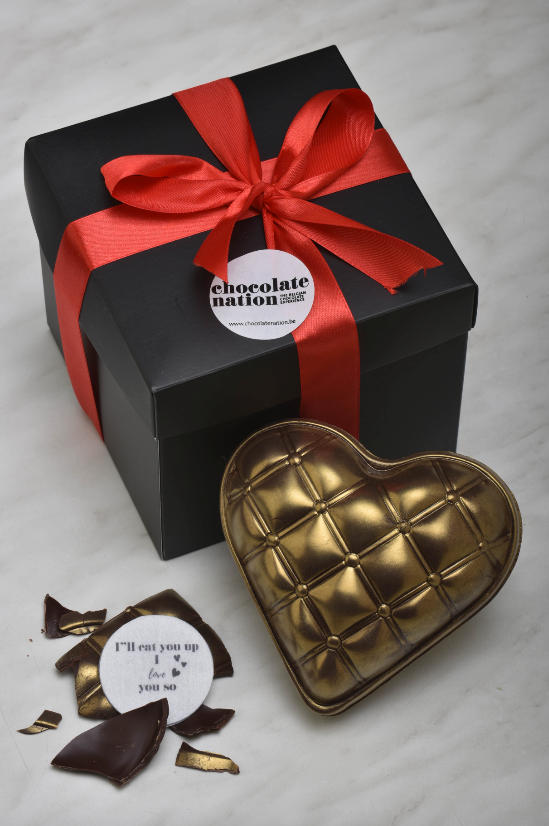 Fortune heart pure chocolade