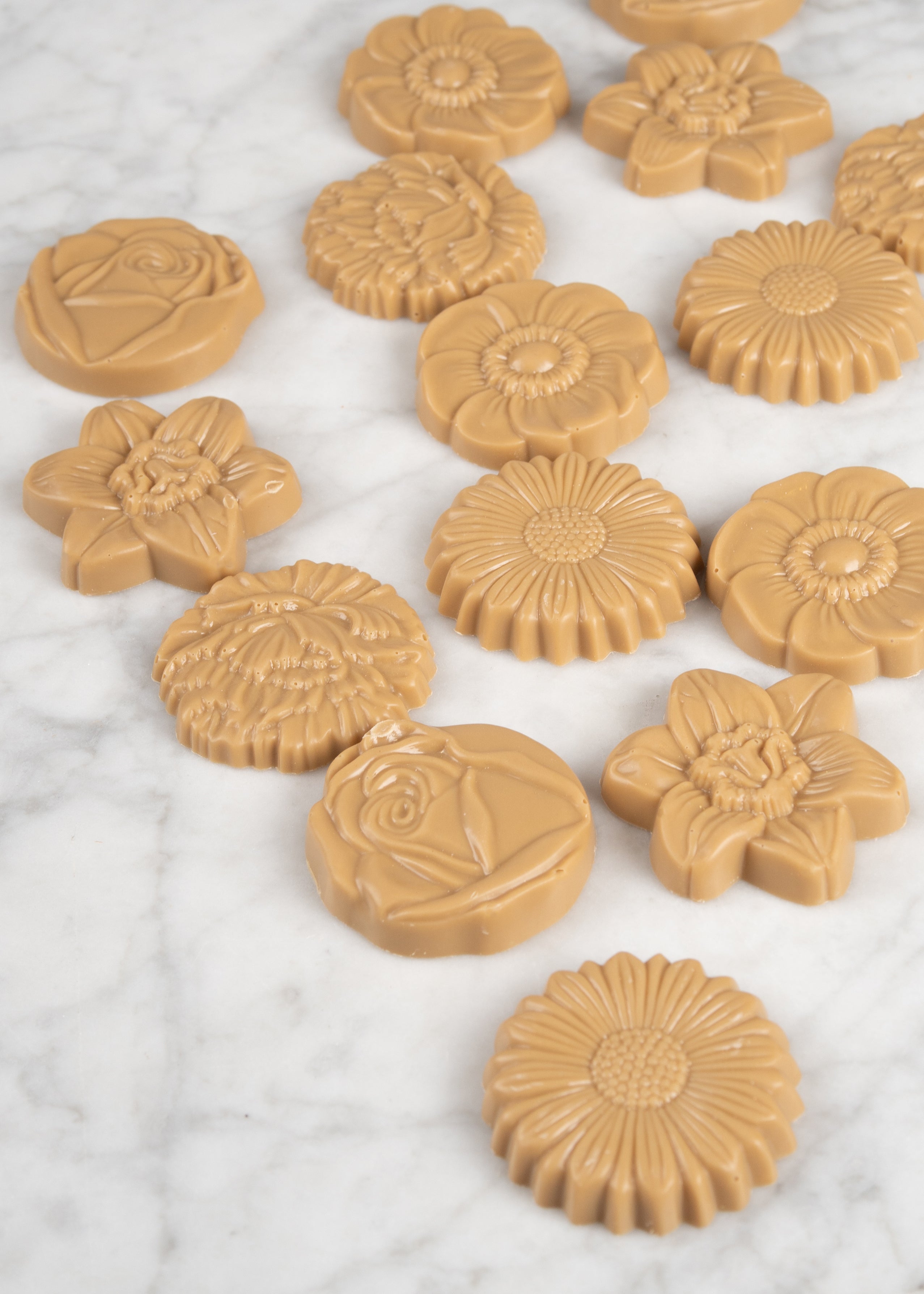 Bloemetjes gold chocolade 150g