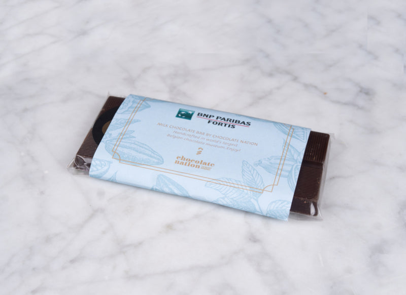 Chocoladereep met gepersonaliseerde wikkel