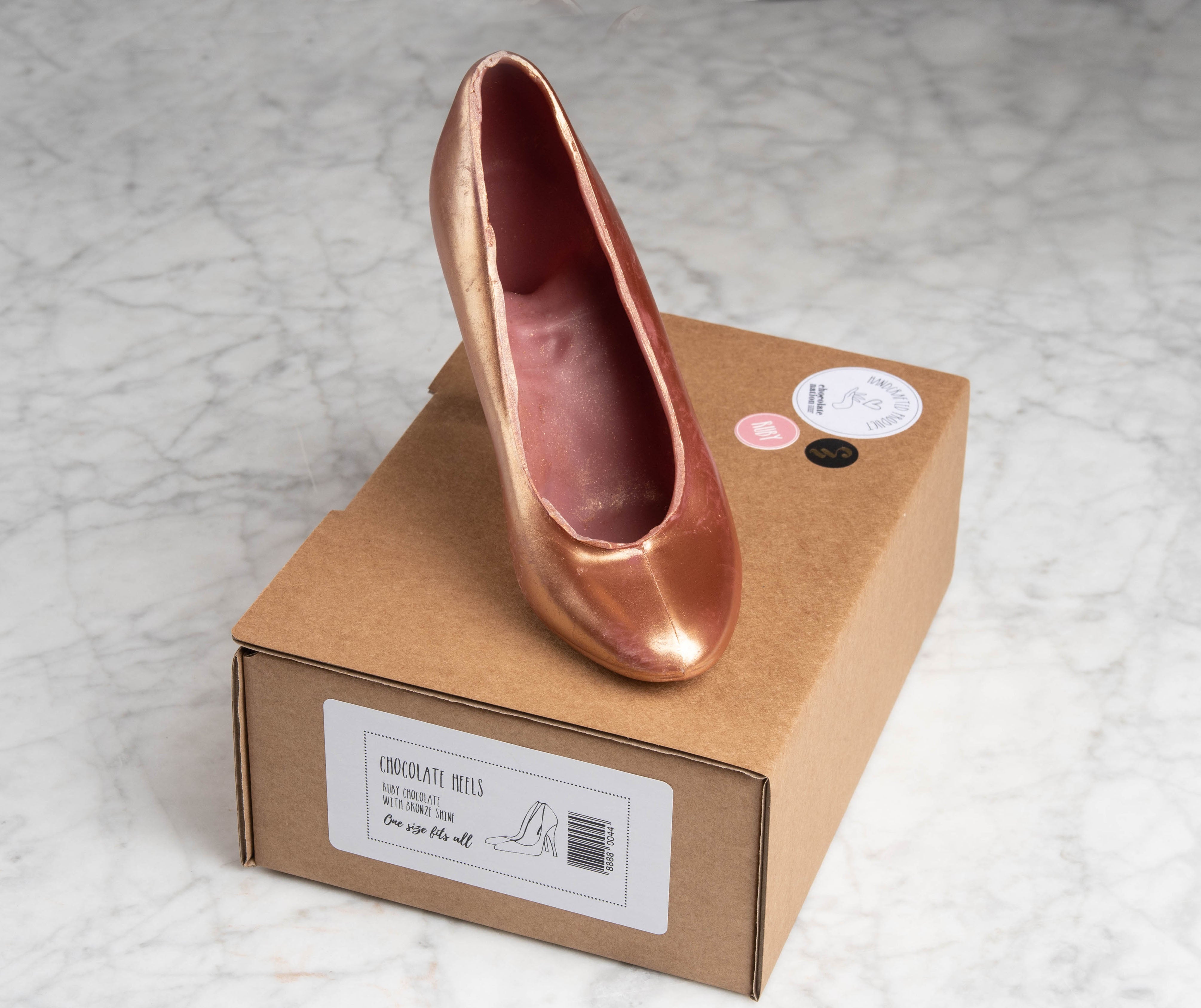 Pumps ruby chocolade