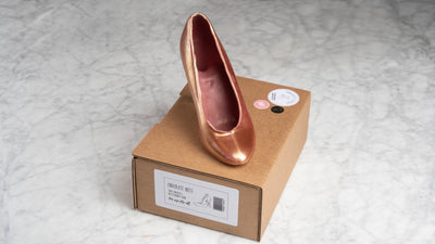 Pumps ruby chocolade
