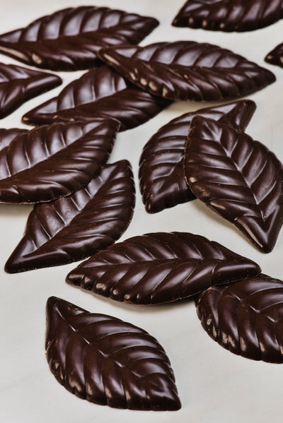 Herfstblaadjes pure chocolade