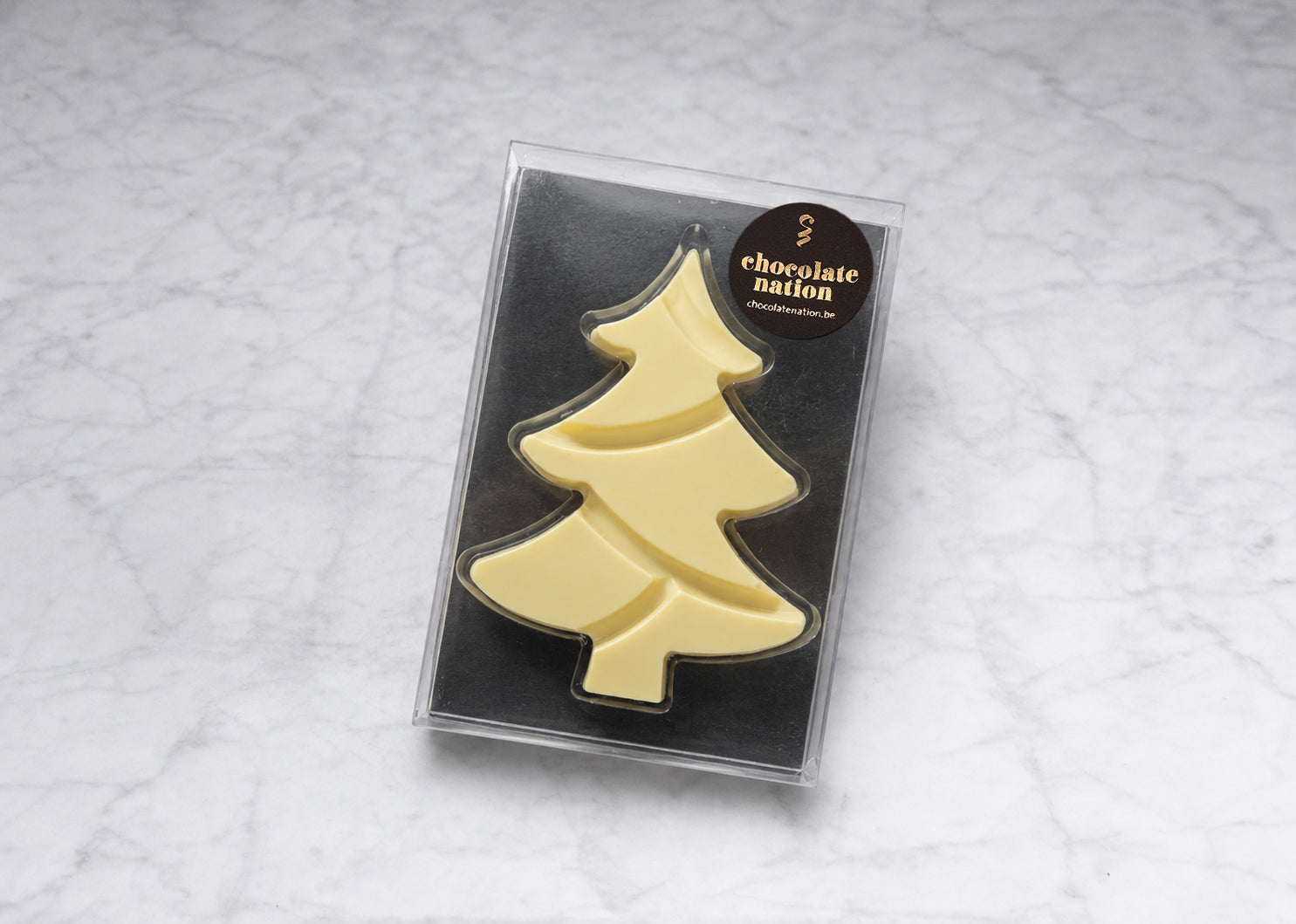 Kerstboom witte chocoladereep