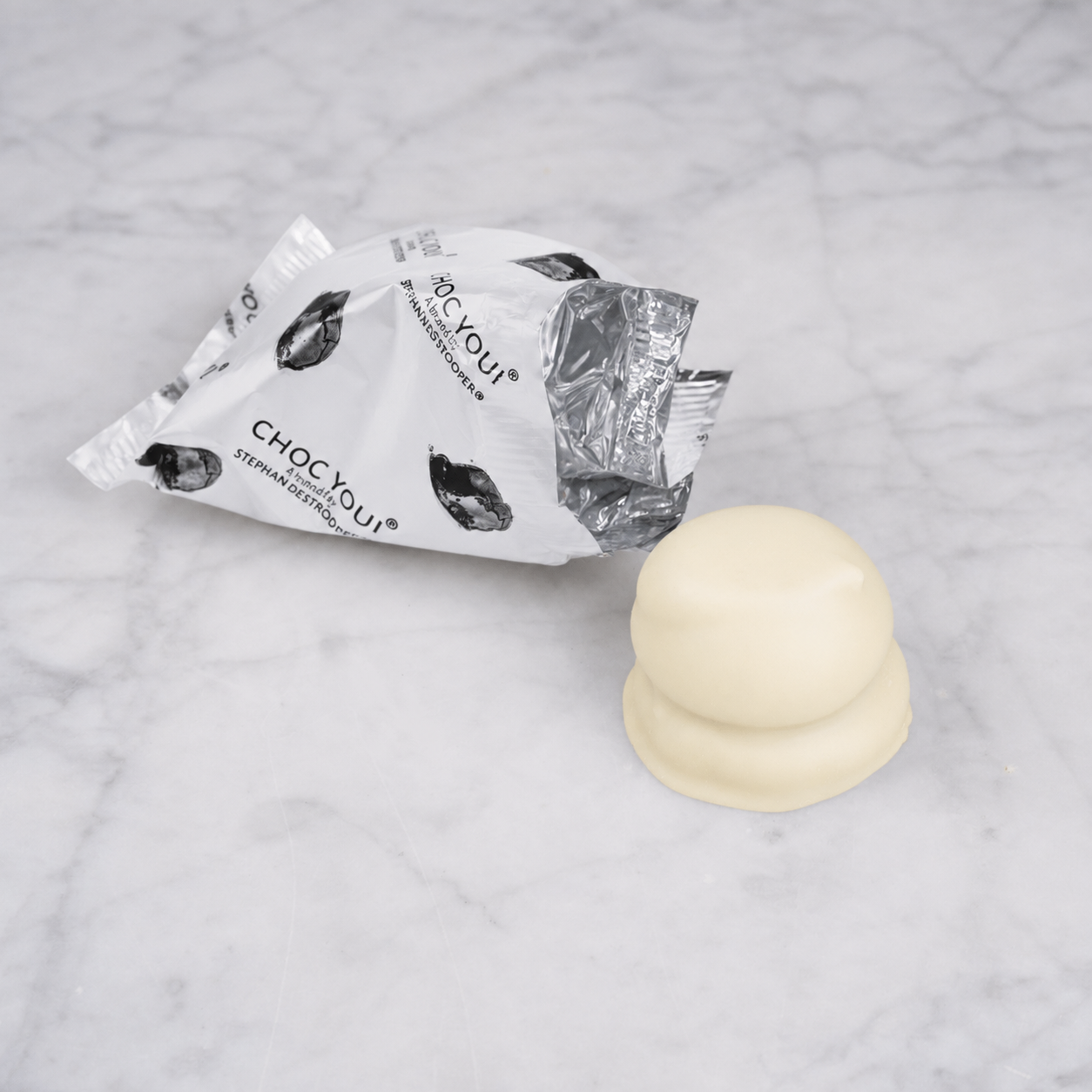 Melocake 1 stuk Witte chocolade