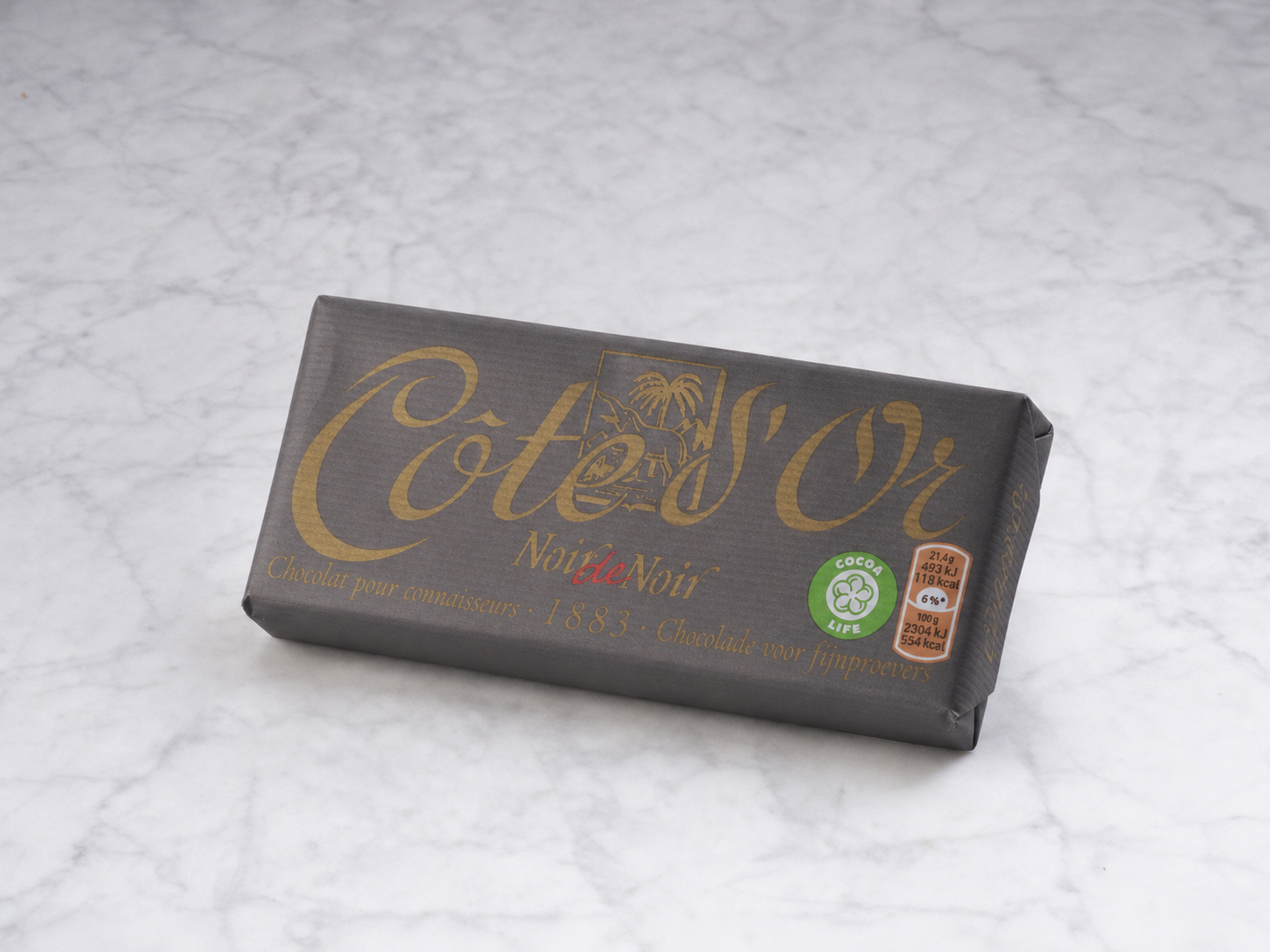Classic noir de noir pure chocoladereep