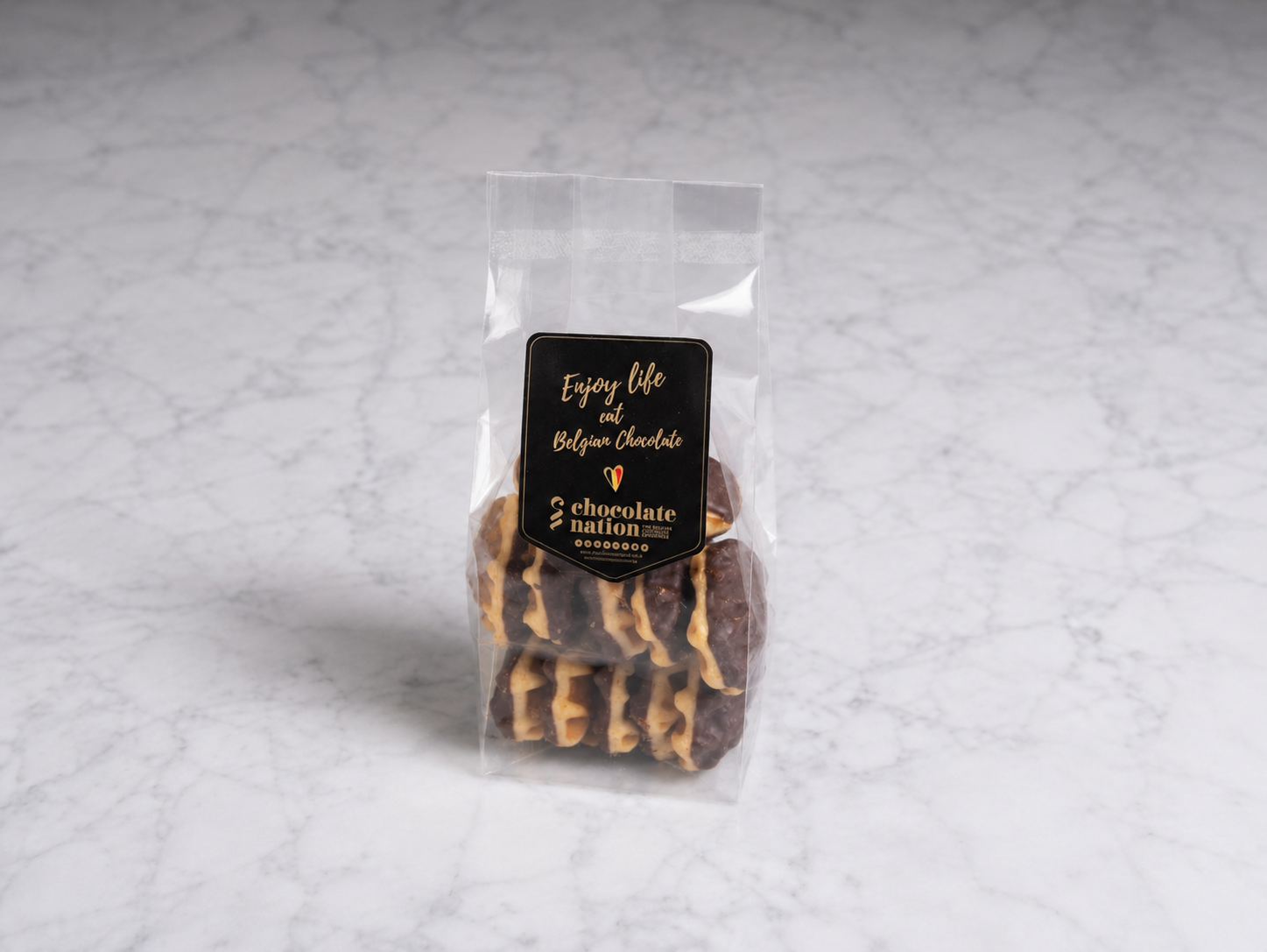 Zakje verse chocolade wafeltjes 100g